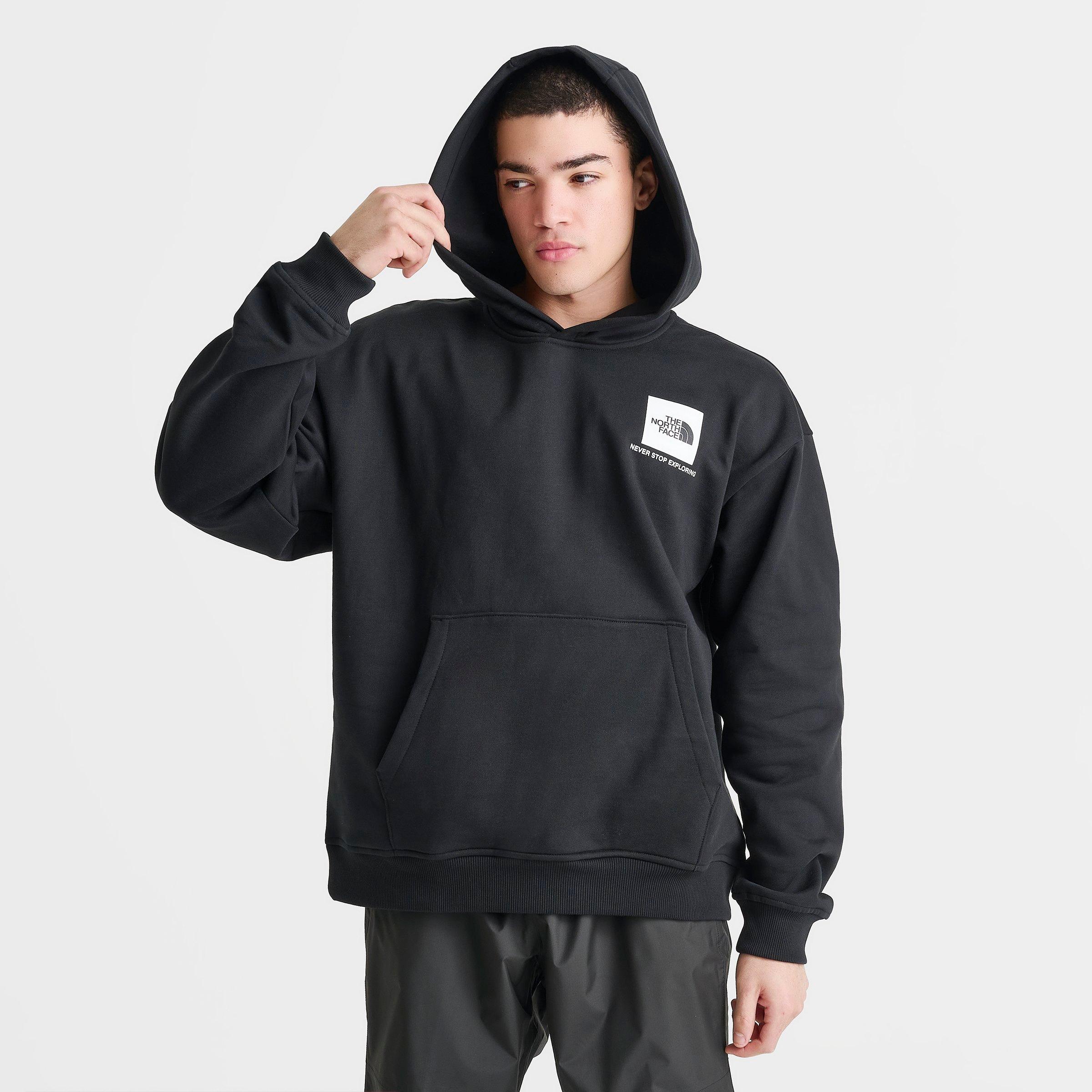 トップス Black FJ ORIGINAL PRINT NEL Men's The North Face Forest Print Heavyweight Oversized Pullover