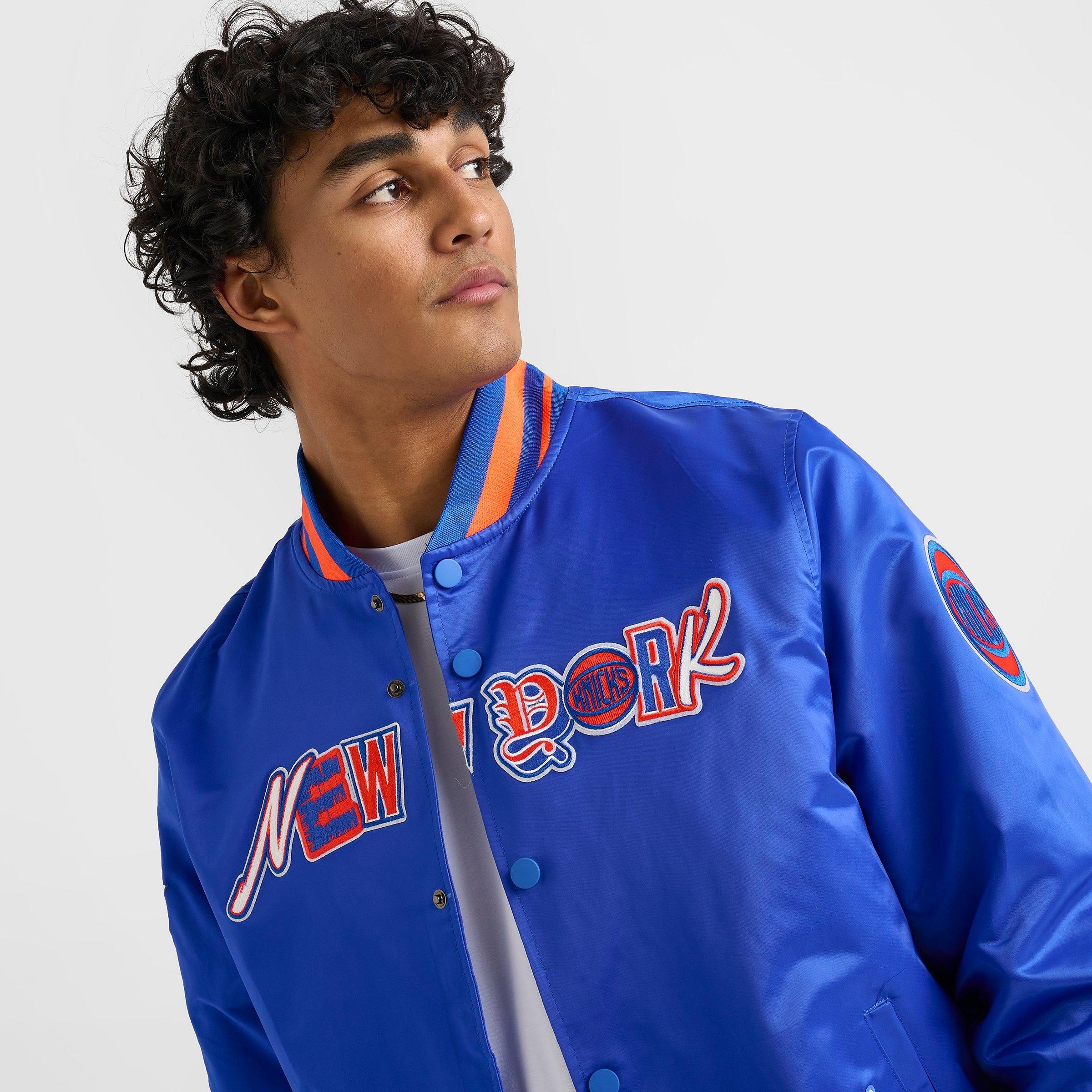 Men's Pro Standard New York Knicks NBA City Ransom Satin Jacket