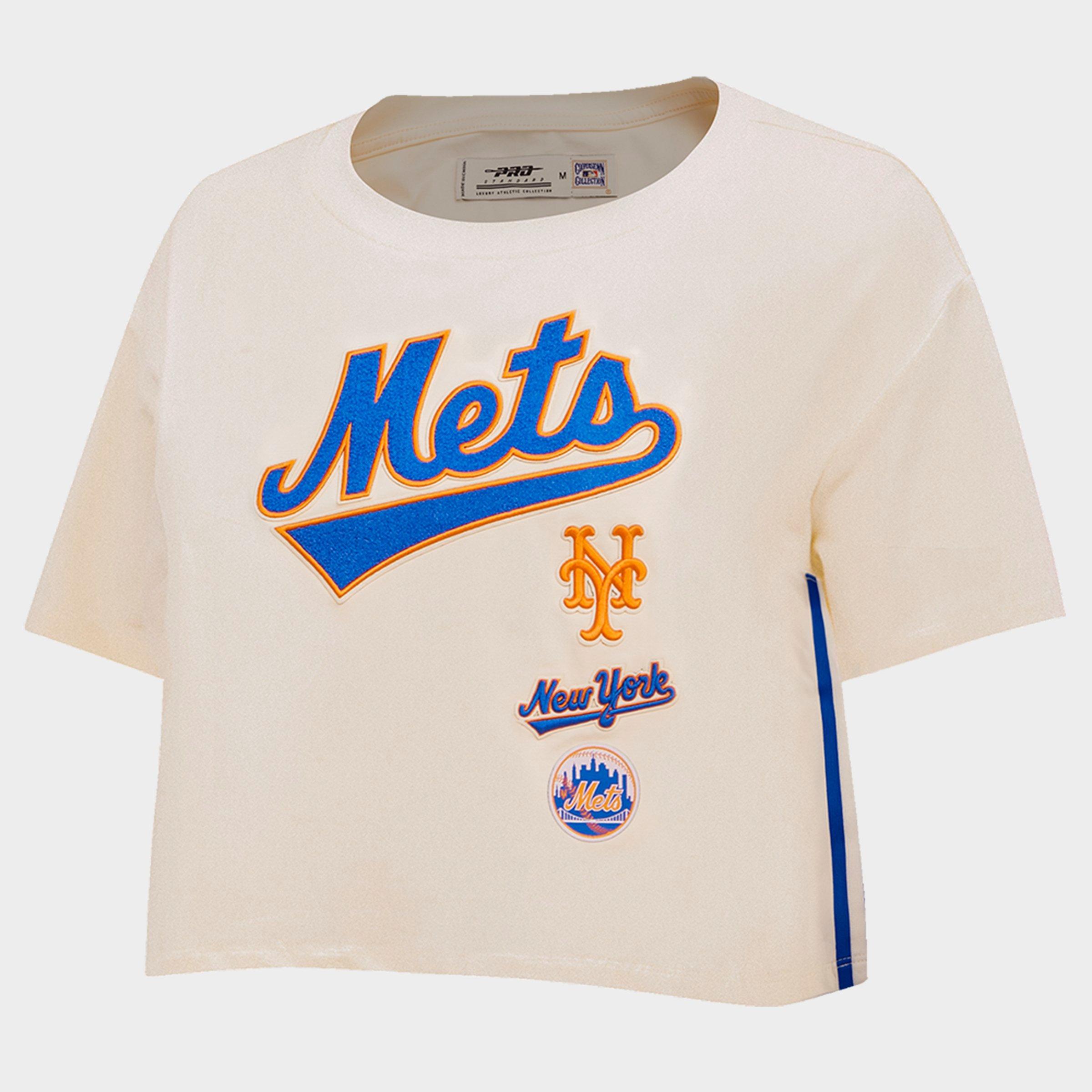 Women's Pro Standard New York Mets MLB Retro Classic Boxy T-Shirt
