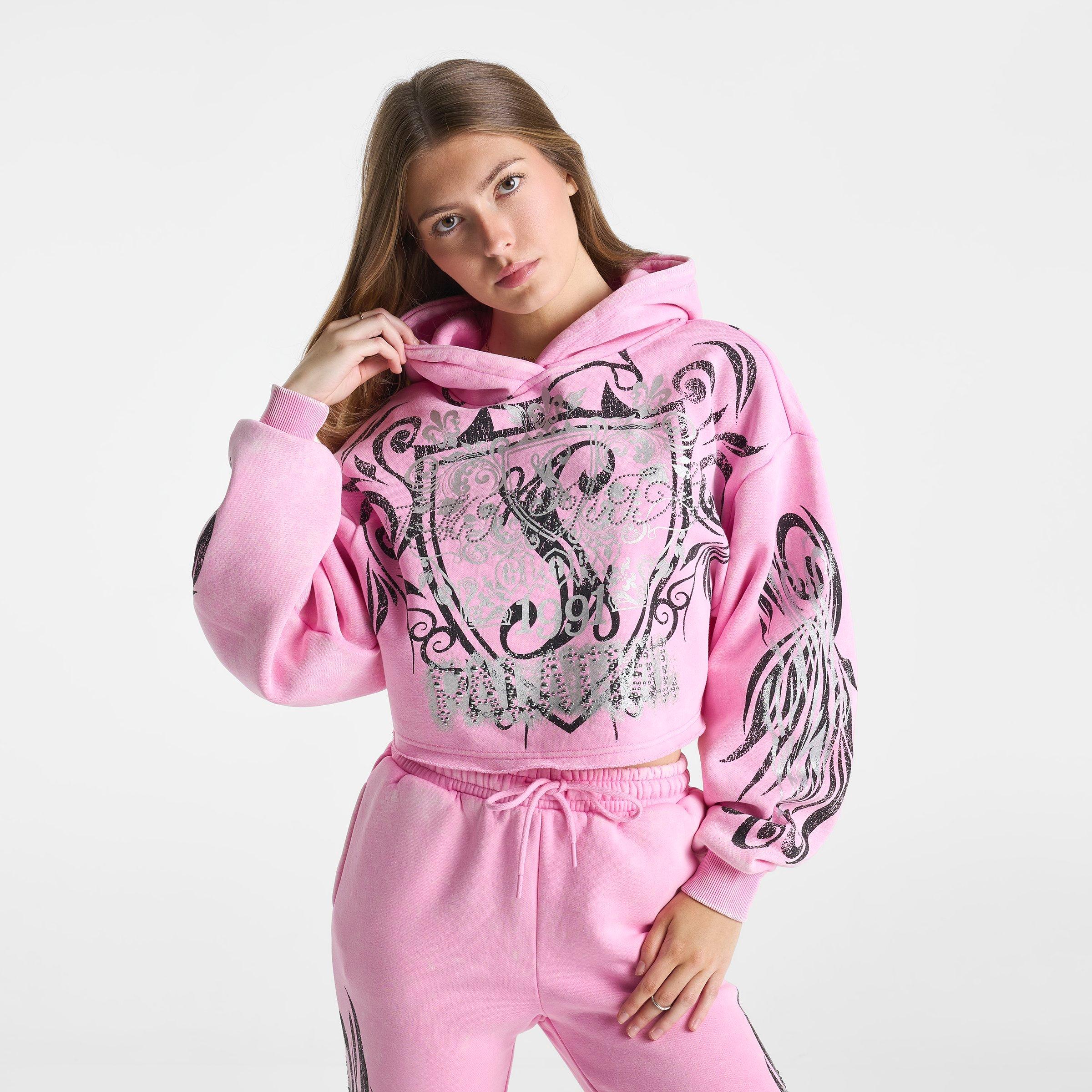 Women's Smoke Rise Mable Oversized Cropped Fleece Hoodie