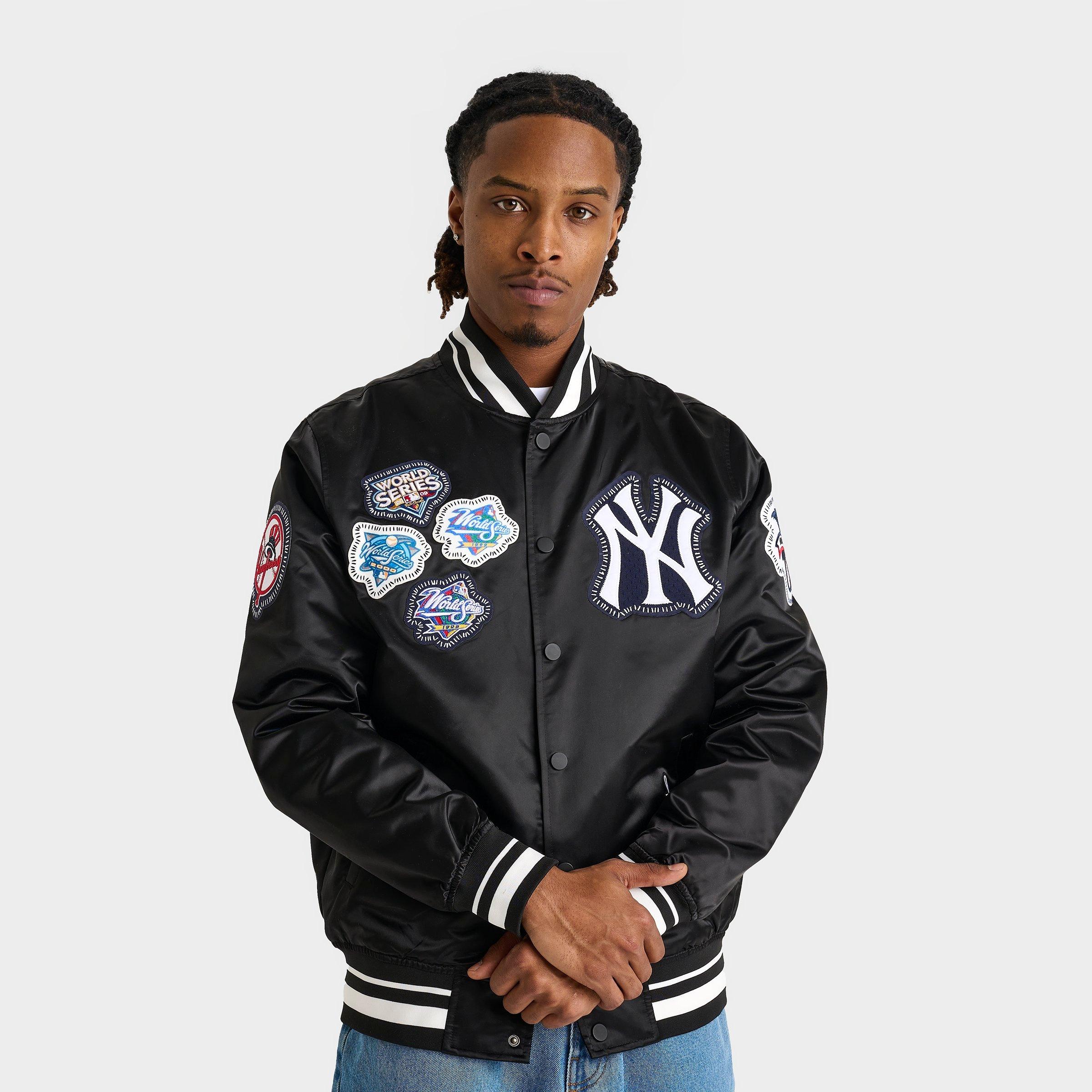 MLB stitches ヤンキース　ジャケット New York Yankees Stitches Jacket Men XL Navy Blue Full Zip