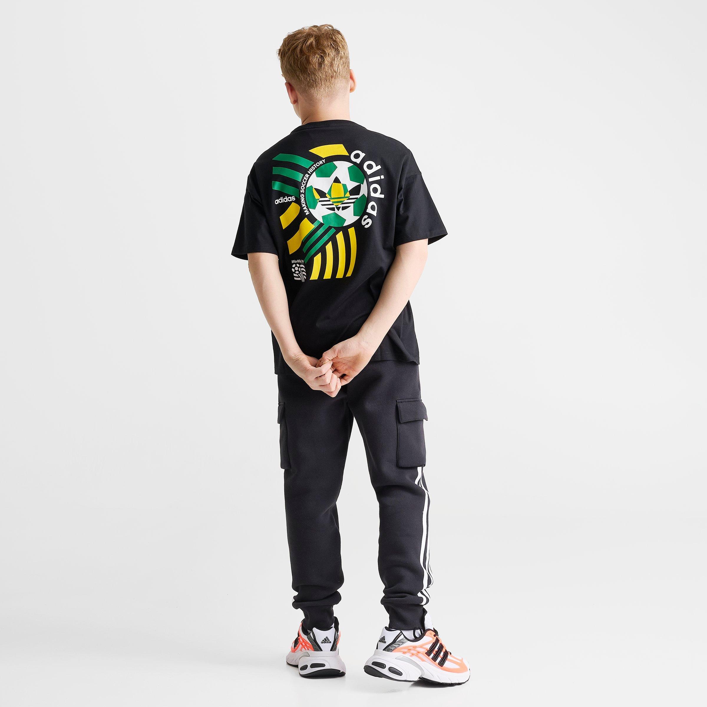 Big Kids' adidas Originals FIFA World Cup Archive Poster Graphic T-Shirt