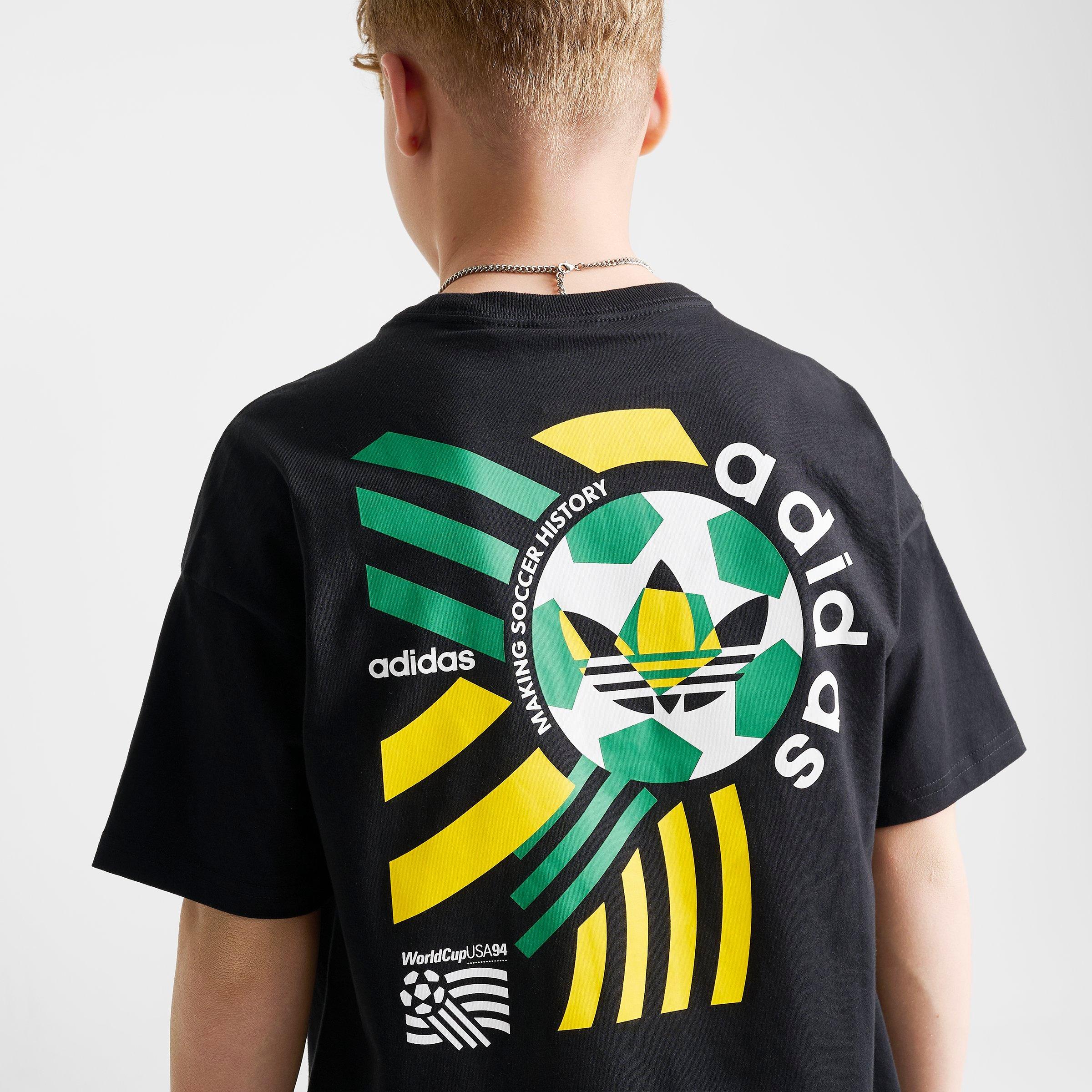 Big Kids' adidas Originals FIFA World Cup Archive Poster Graphic T-Shirt