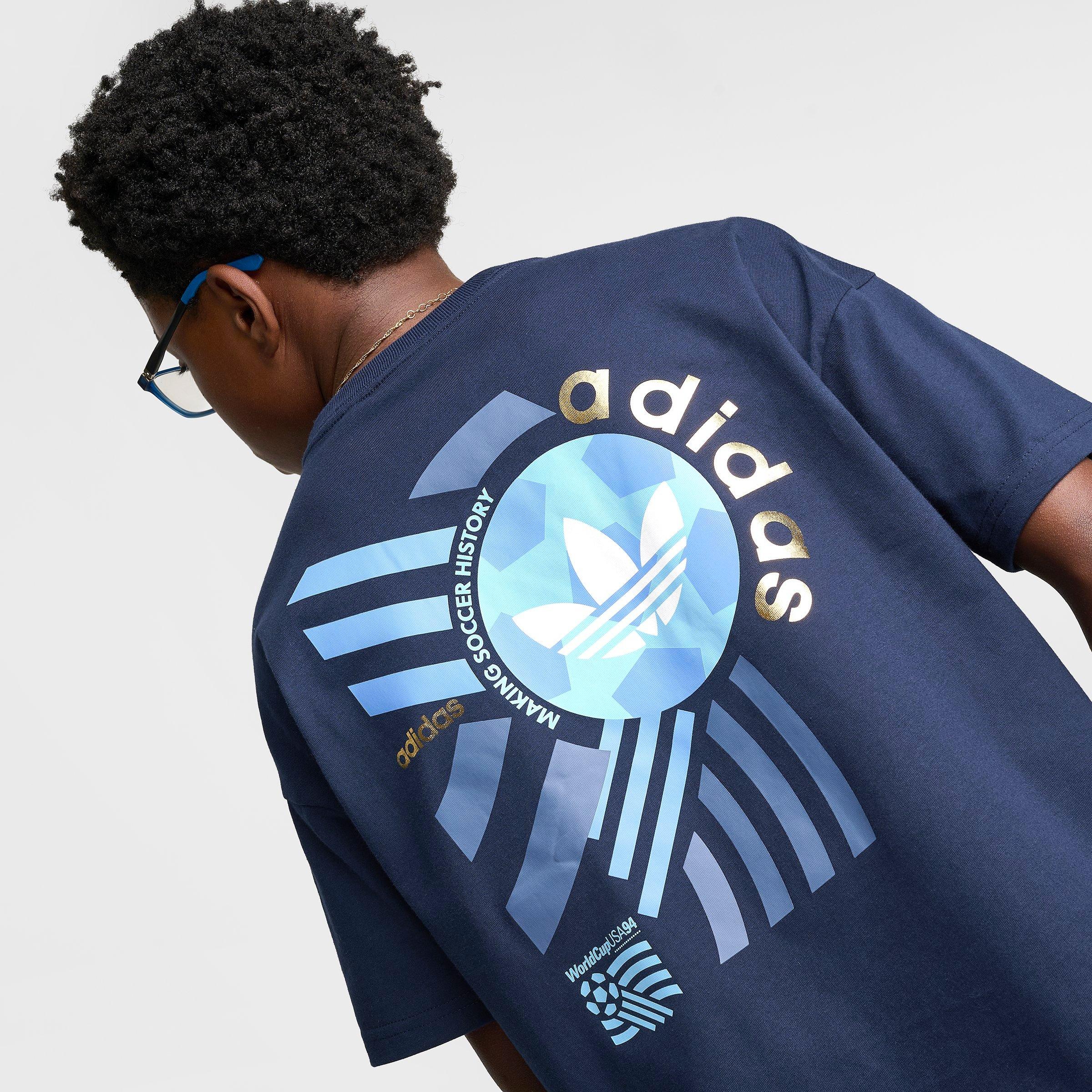 Big Kids' adidas Originals FIFA World Cup Archive Poster Graphic T-Shirt
