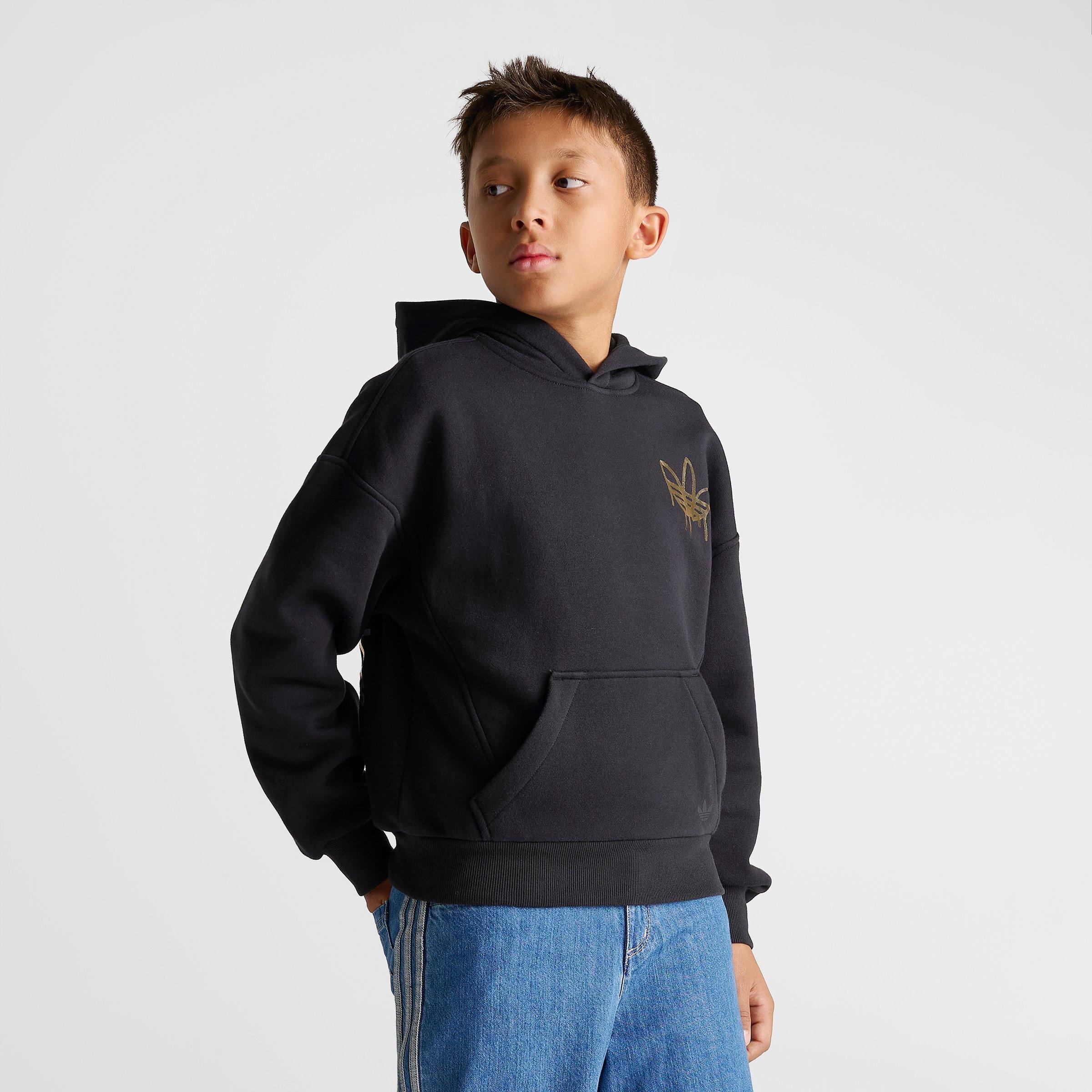 Big Kids' adidas Trefoil Graffiti Pullover Hoodie