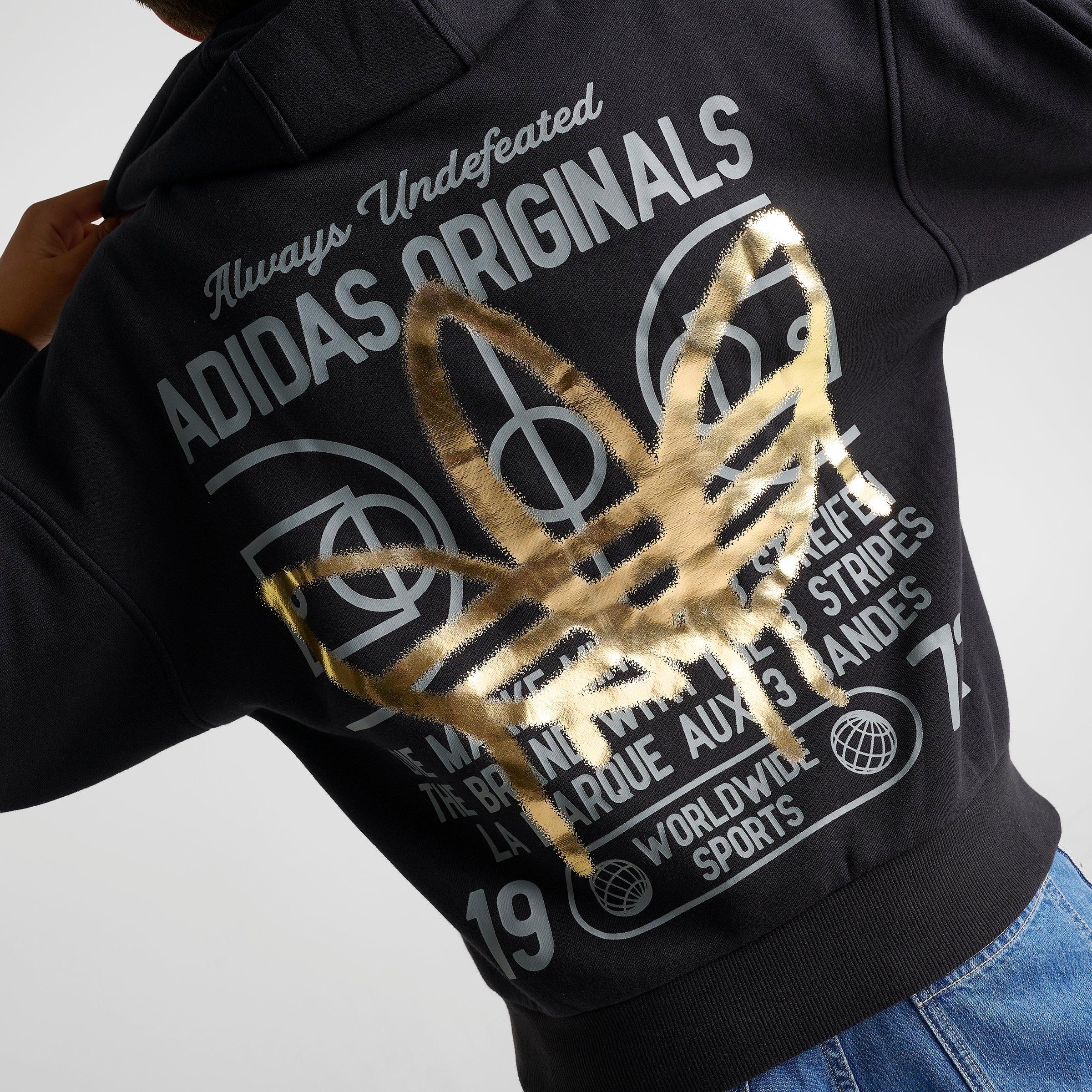 Big Kids' adidas Trefoil Graffiti Pullover Hoodie