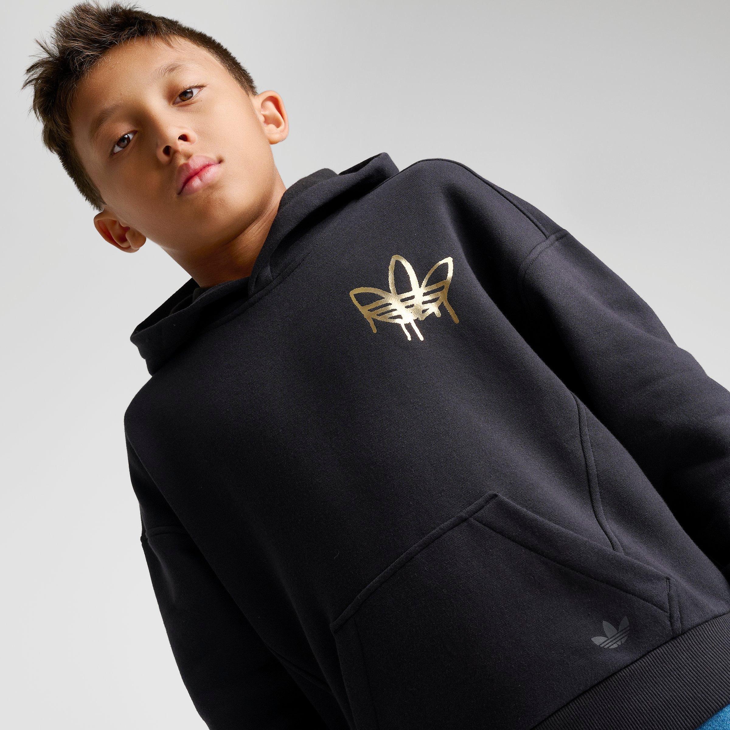 Big Kids' adidas Trefoil Graffiti Pullover Hoodie