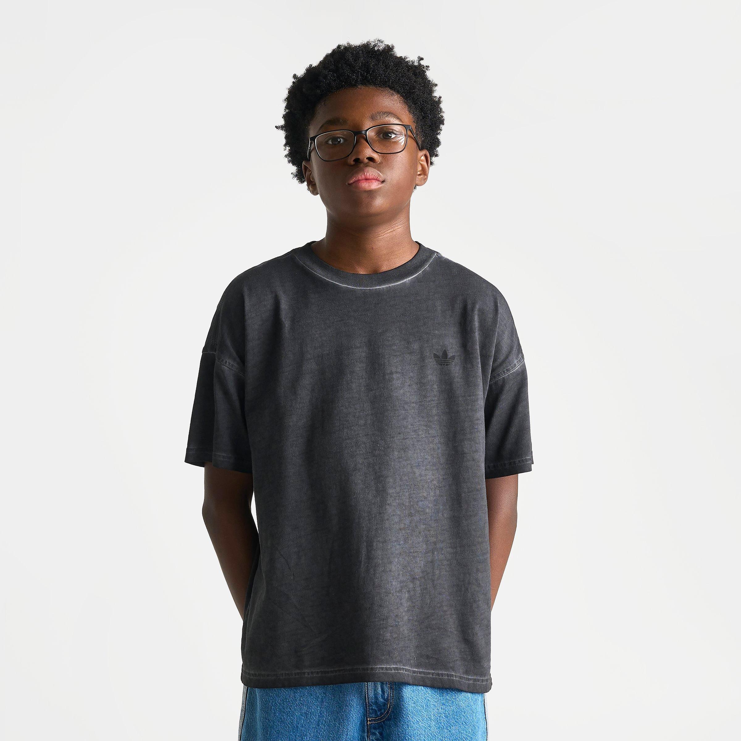 Big Kids' adidas Originals Washed Logo Short-Sleeve T-Shirt