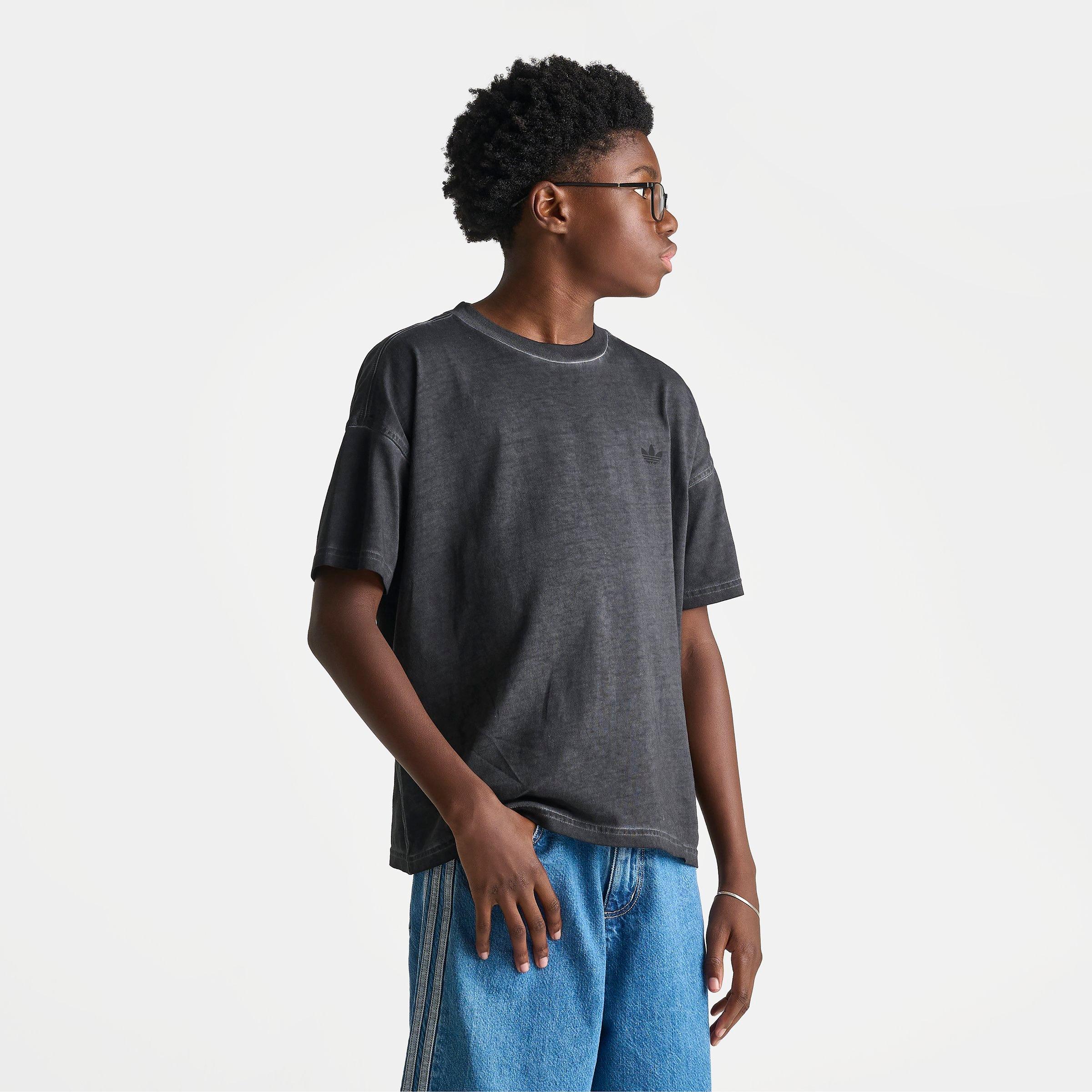 Big Kids' adidas Originals Washed Logo Short-Sleeve T-Shirt