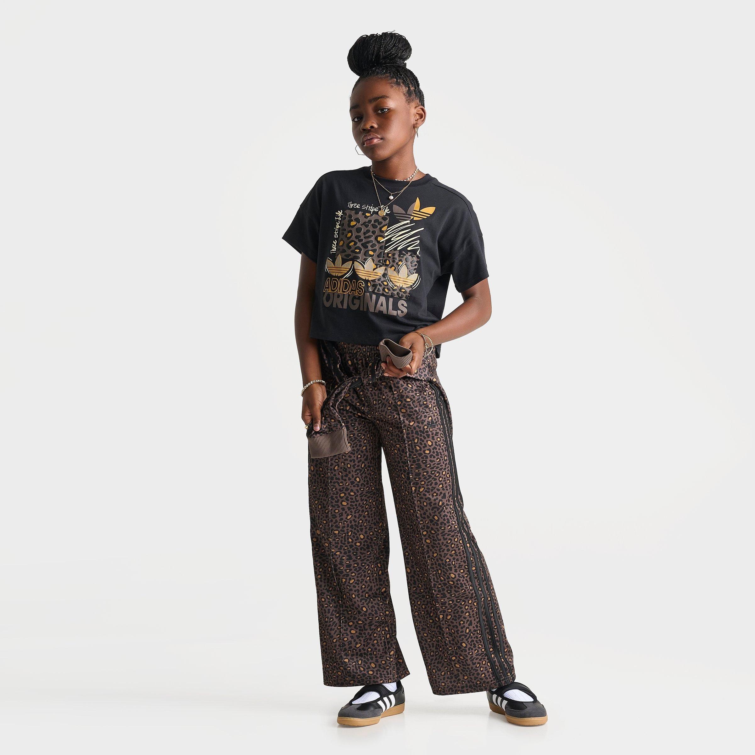 Girls' Big Kids' adidas Originals Leopard Collage T-Shirt