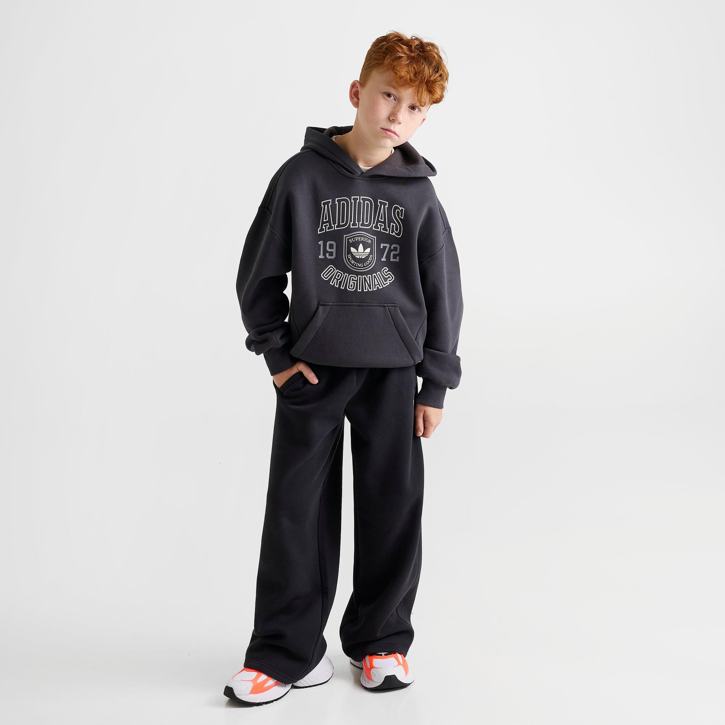 Big Kids' adidas Originals Essentials Wide Leg Fleece Sweatpants