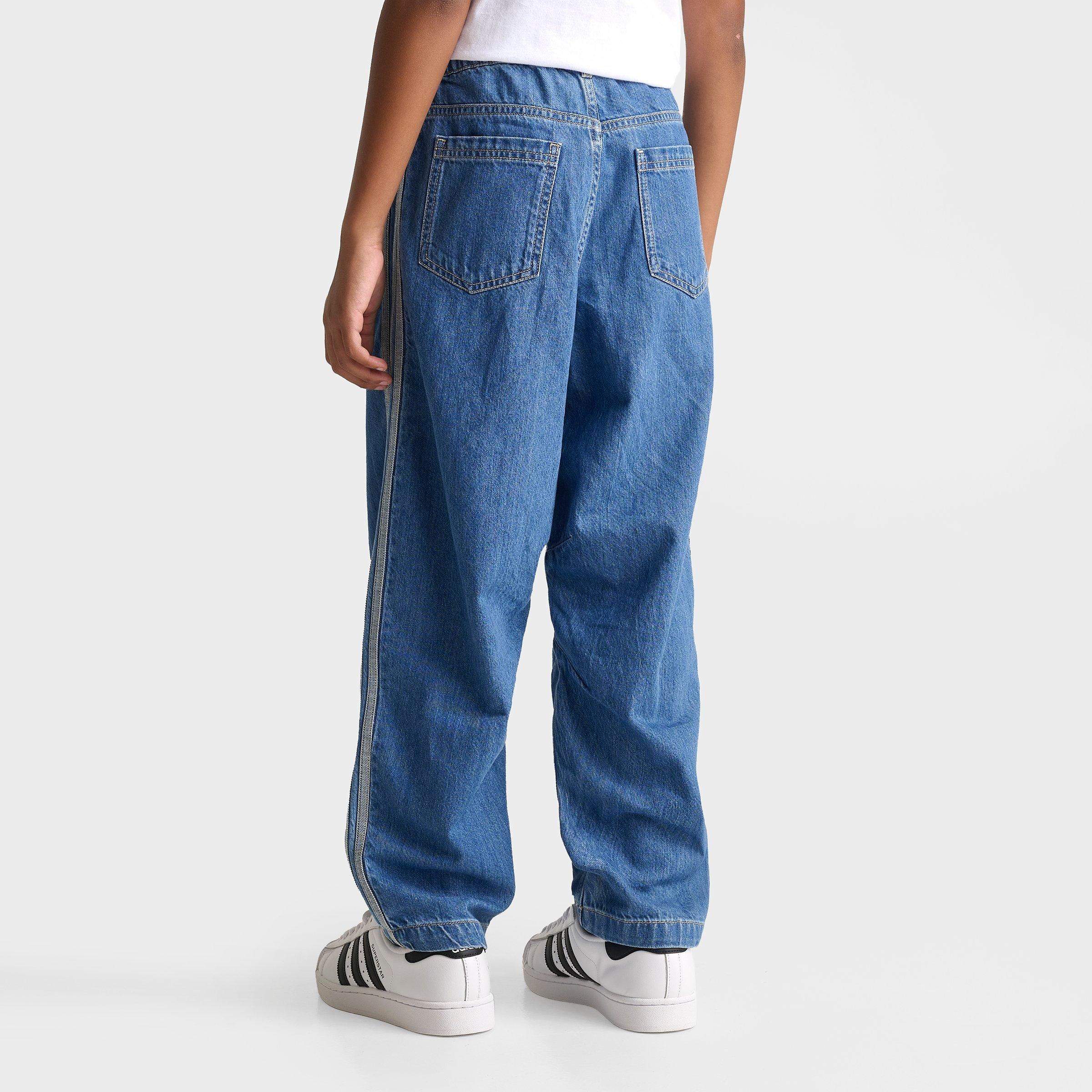 Big Kids' adidas Originals 3-Stripes Denim Jeans