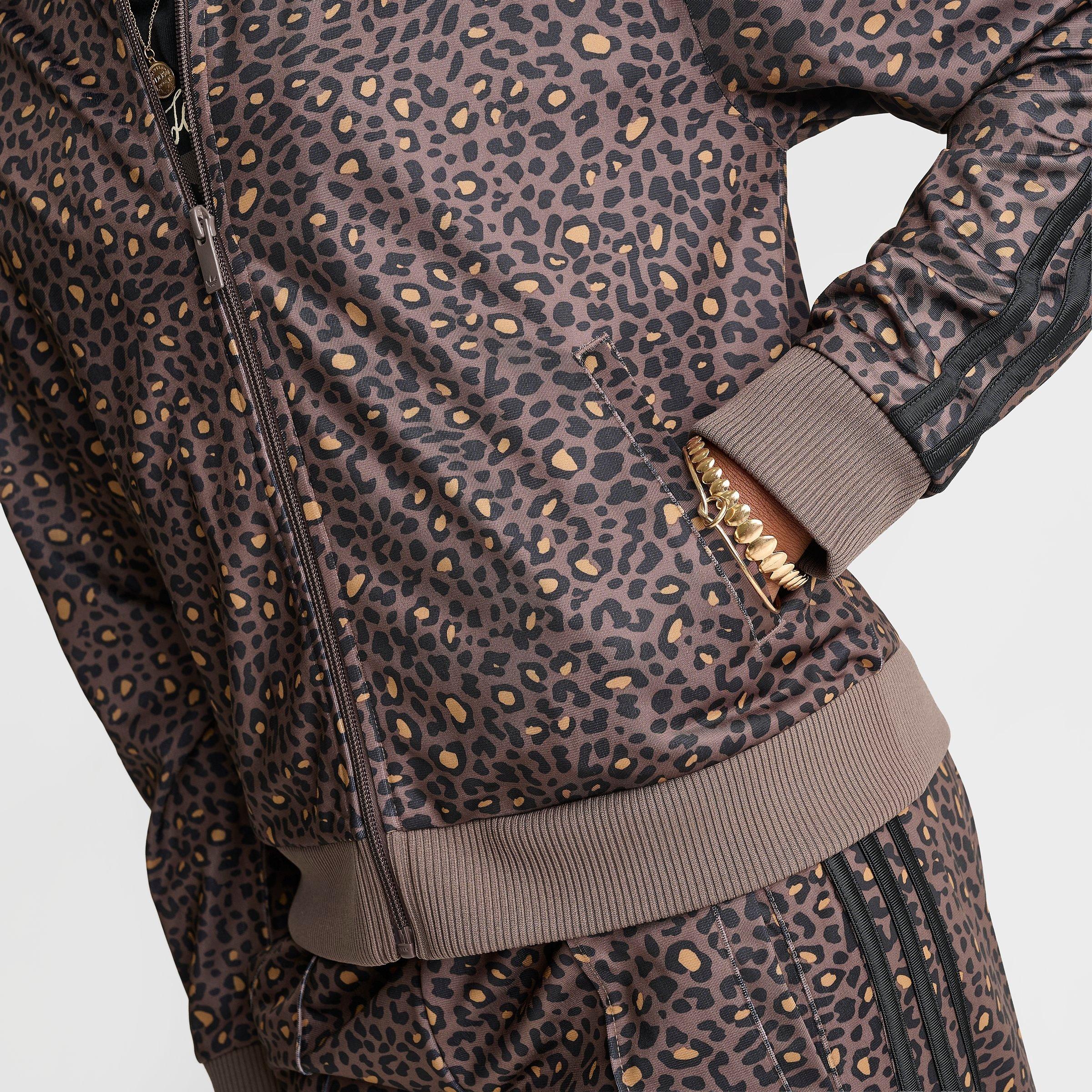 Girls' Big Kids' adidas Originals Leopard Firebird Track Jacket
