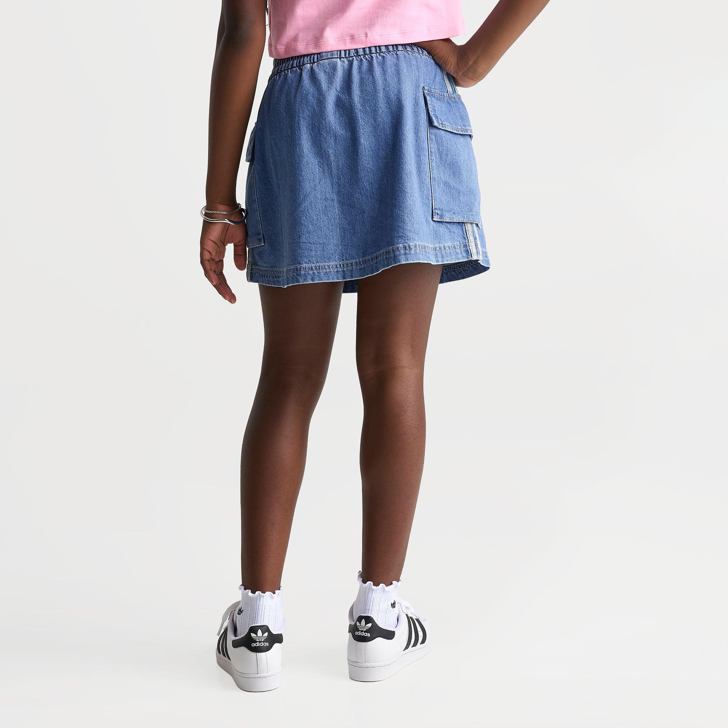 Girls' Big Kids' adidas Originals Denim Cargo Skirt