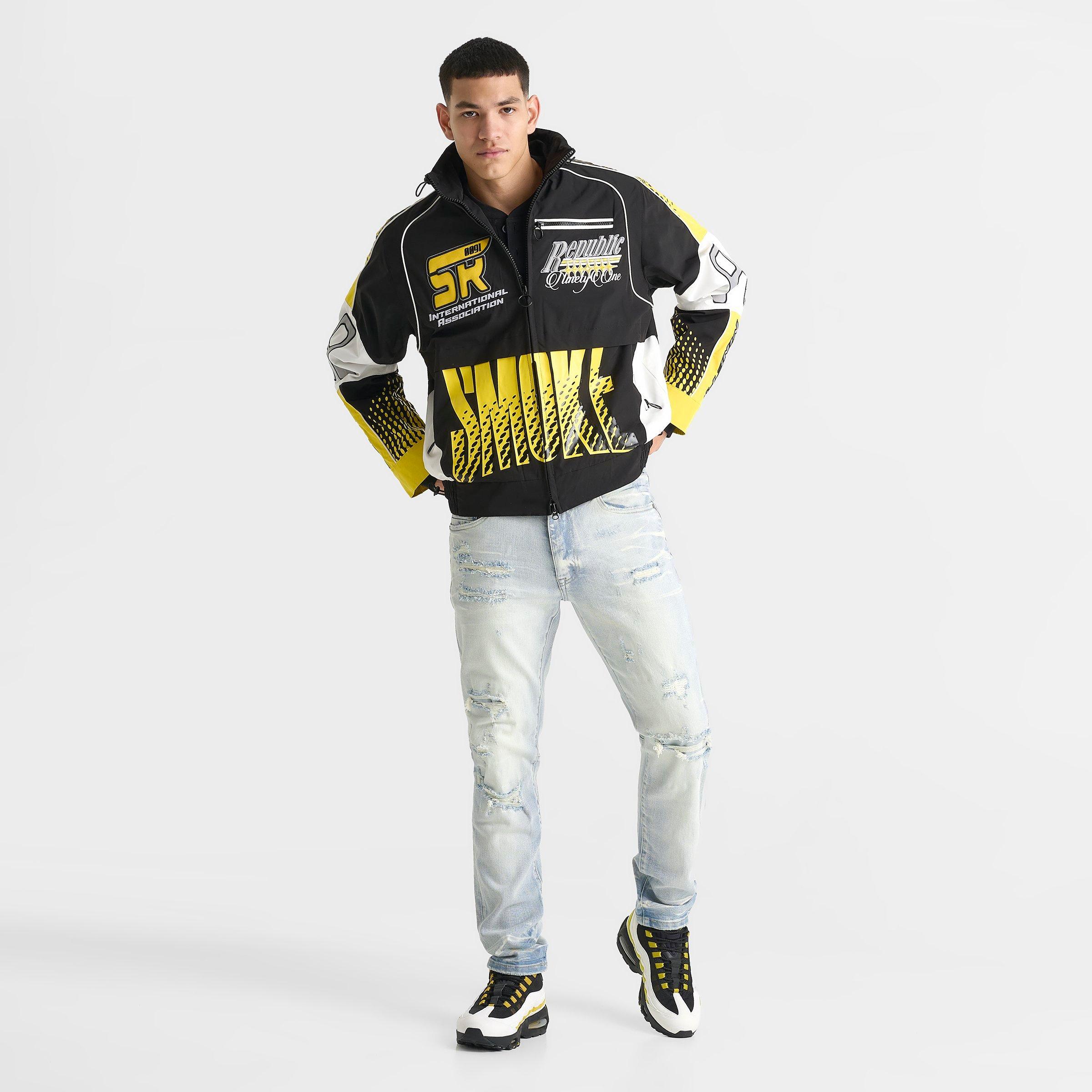 Men's Smoke Rise Distressed Slim Denim Jeans