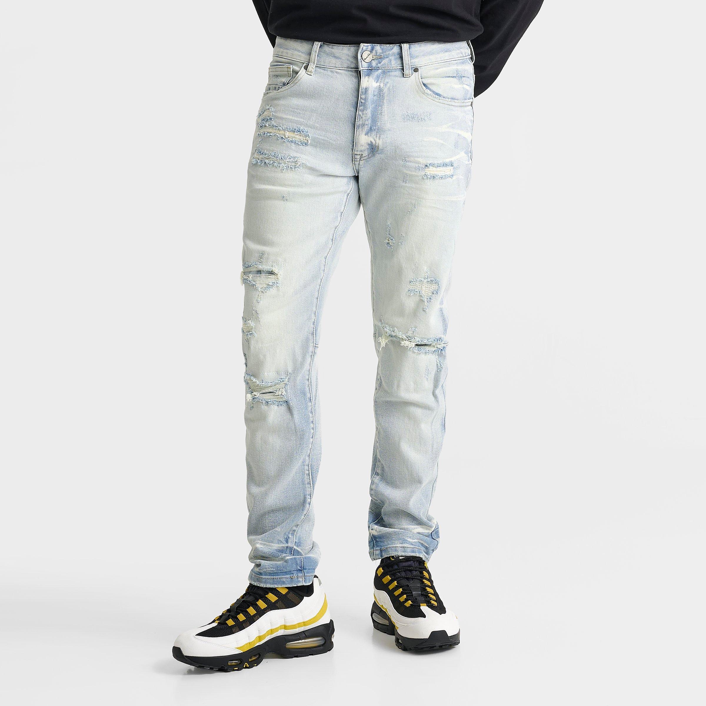 Men's Smoke Rise Distressed Slim Denim Jeans