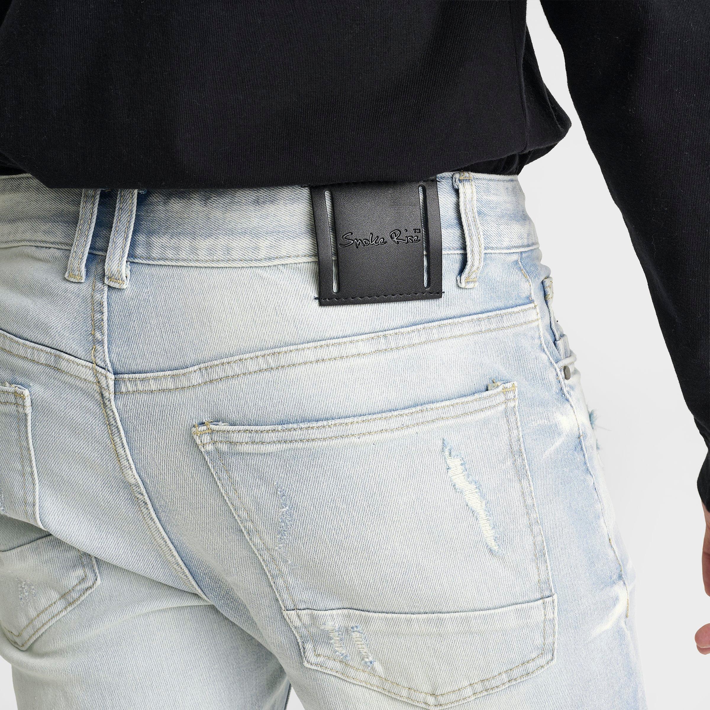 Men's Smoke Rise Distressed Slim Denim Jeans