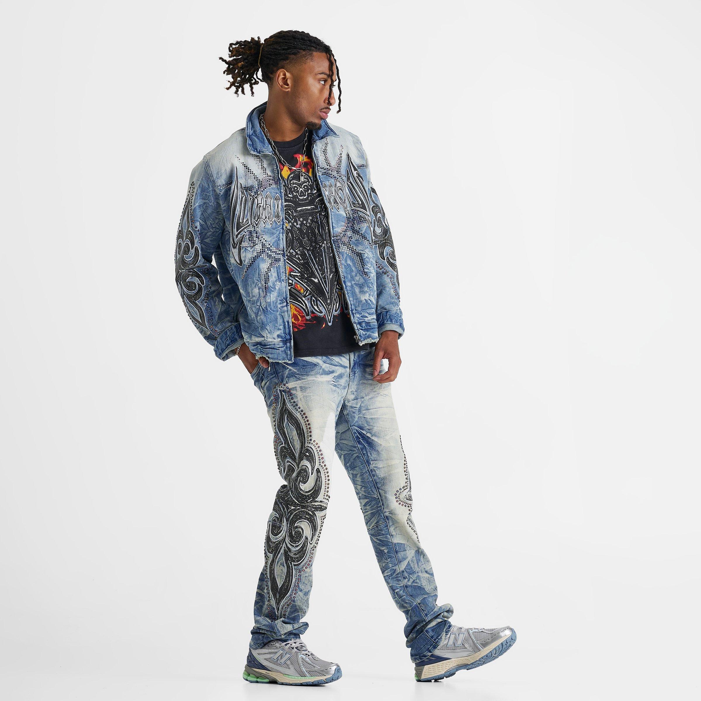 Men's Smoke Rise Luminous Long Straight Denim Jeans