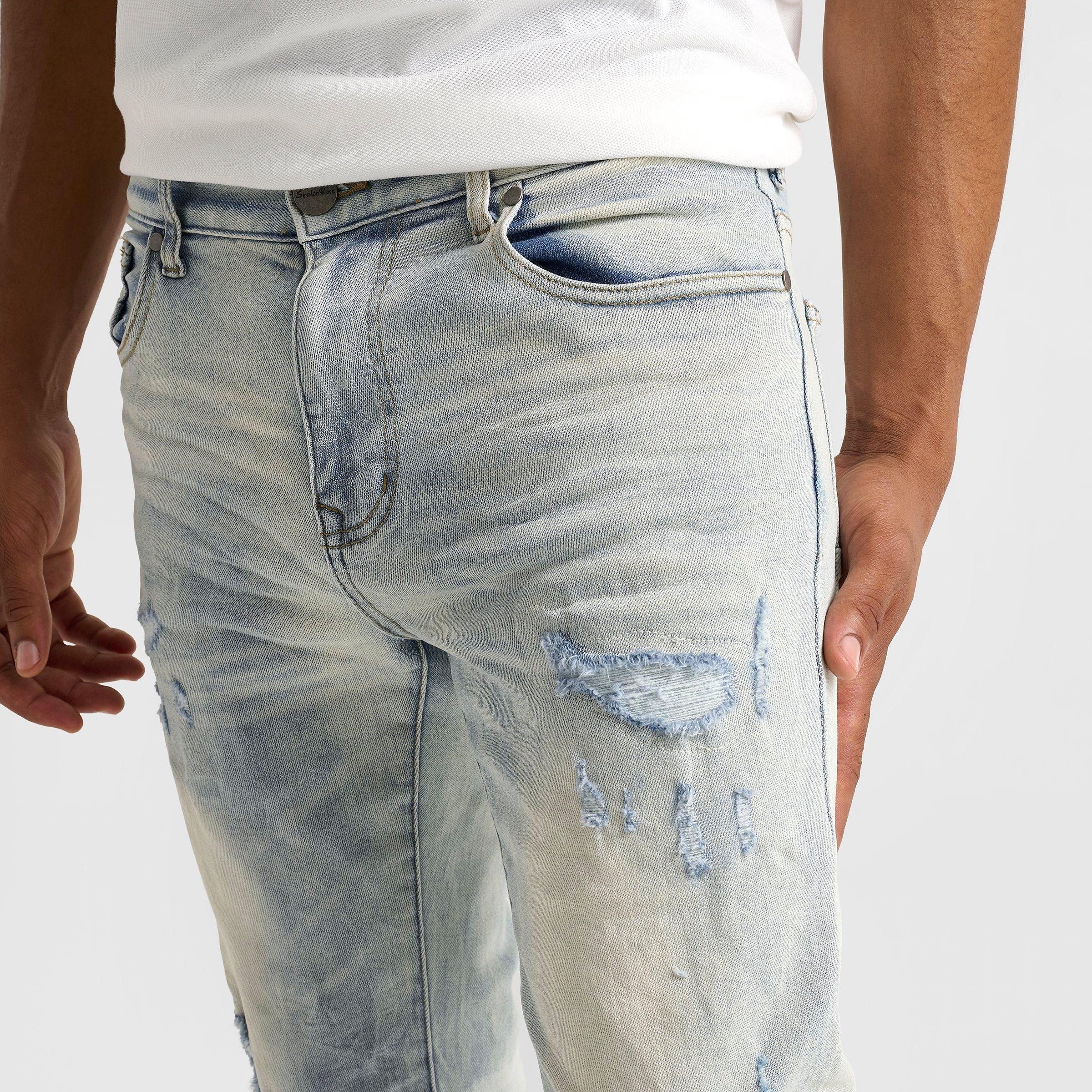Men's Smoke Rise Grunge Slim Denim Jeans