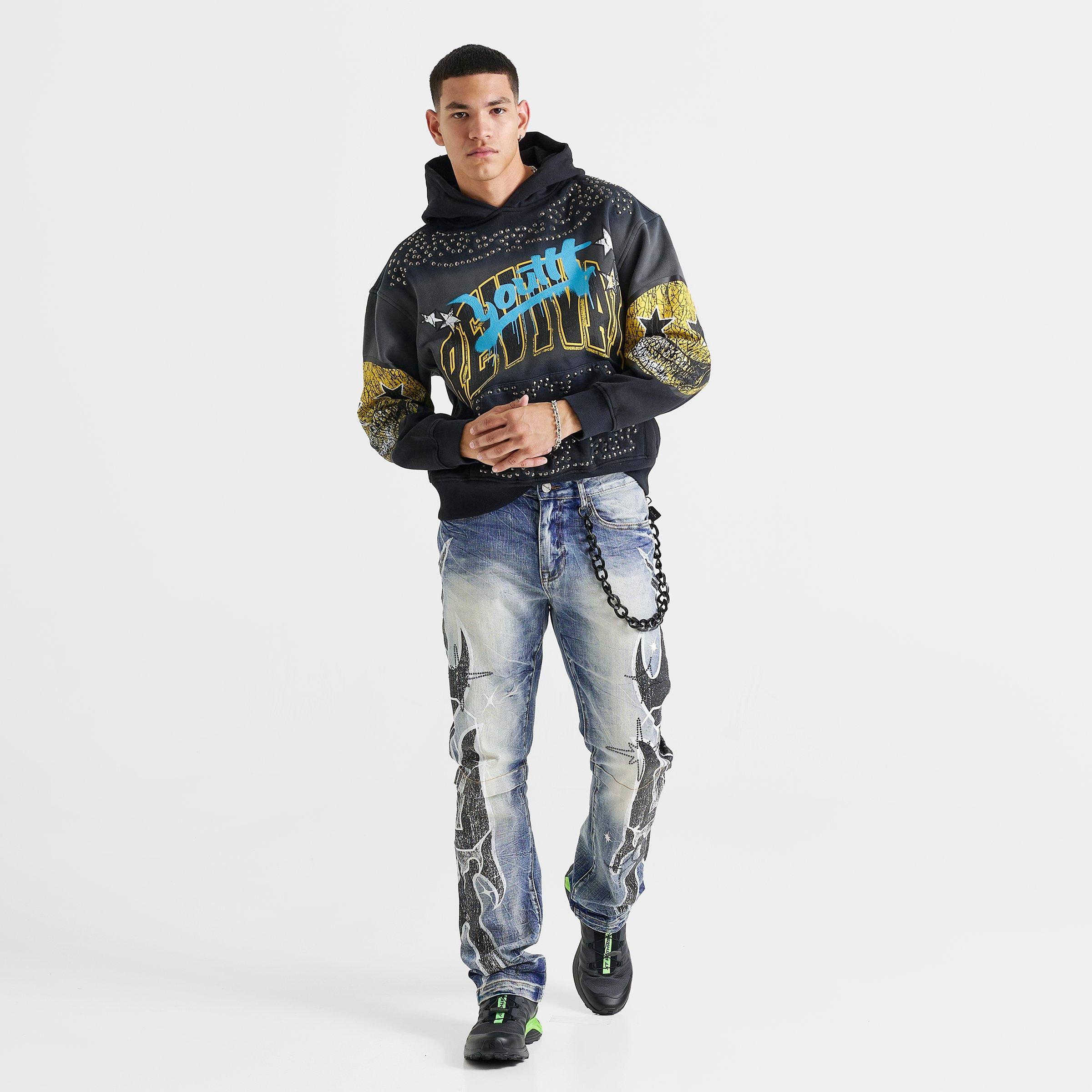 Men's Smoke Rise Unbreakable Flames Straight Denim Jeans