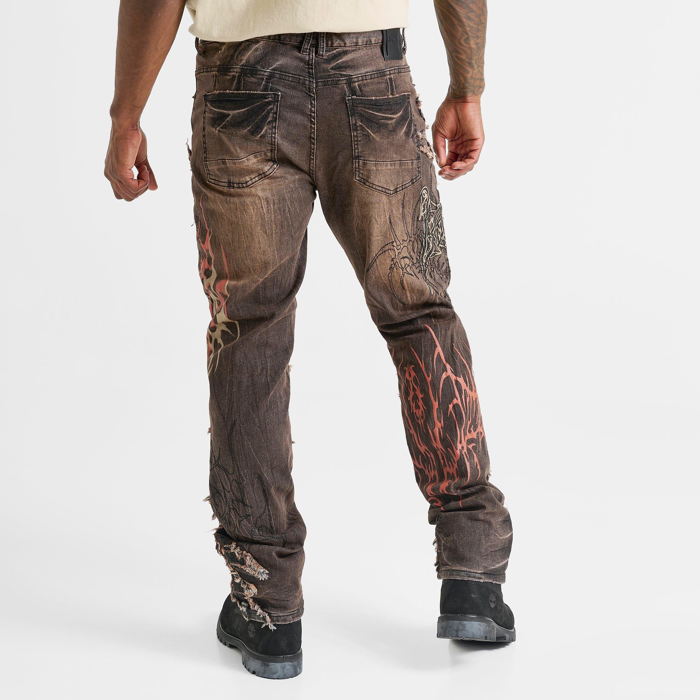 Men's Smoke Rise Ascended Deconstructed Straight Denim Jeans