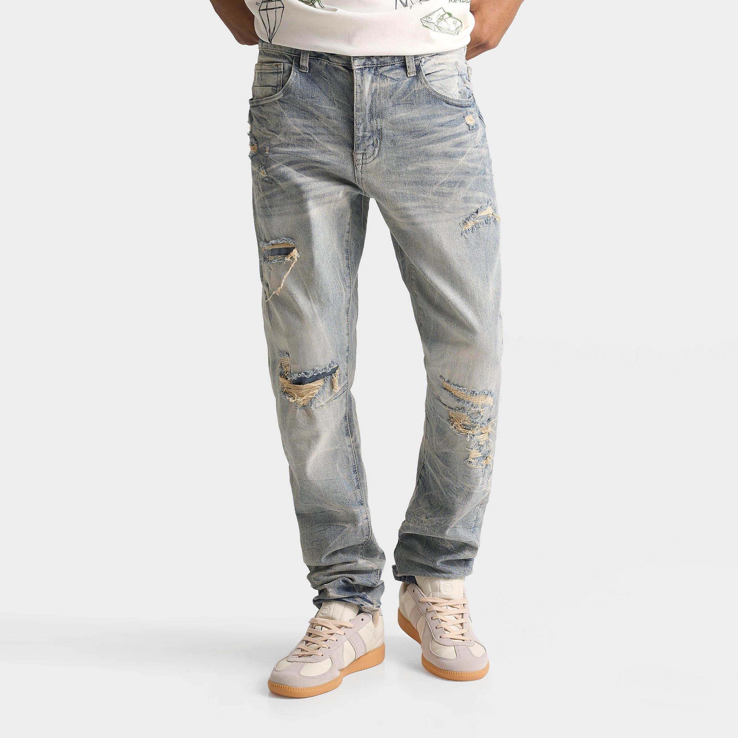 Men's Smoke Rise Distressed Slim Denim Jeans
