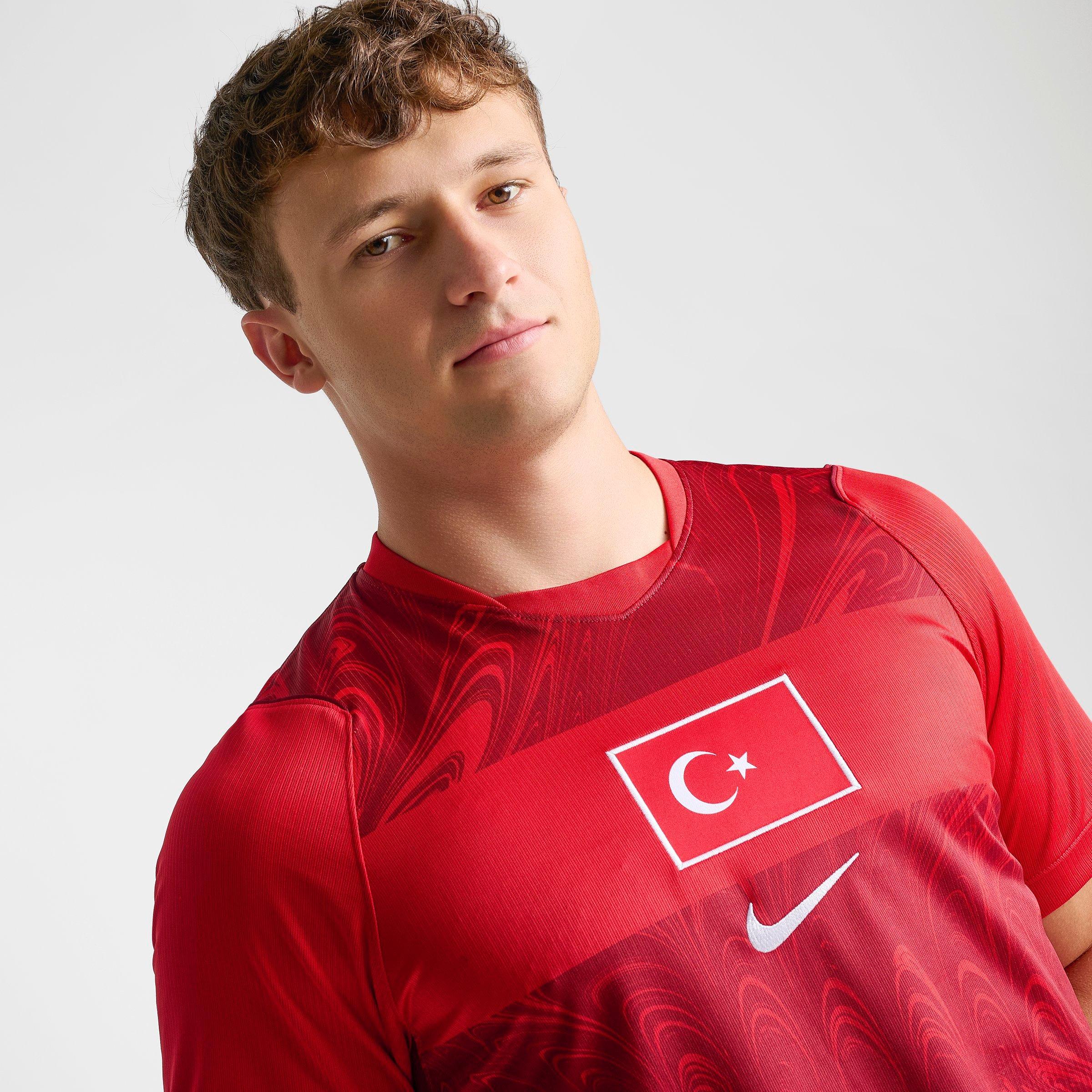 Men's Nike Turkey 2026 Stadium Home Dri-FIT Replica Soccer Jersey