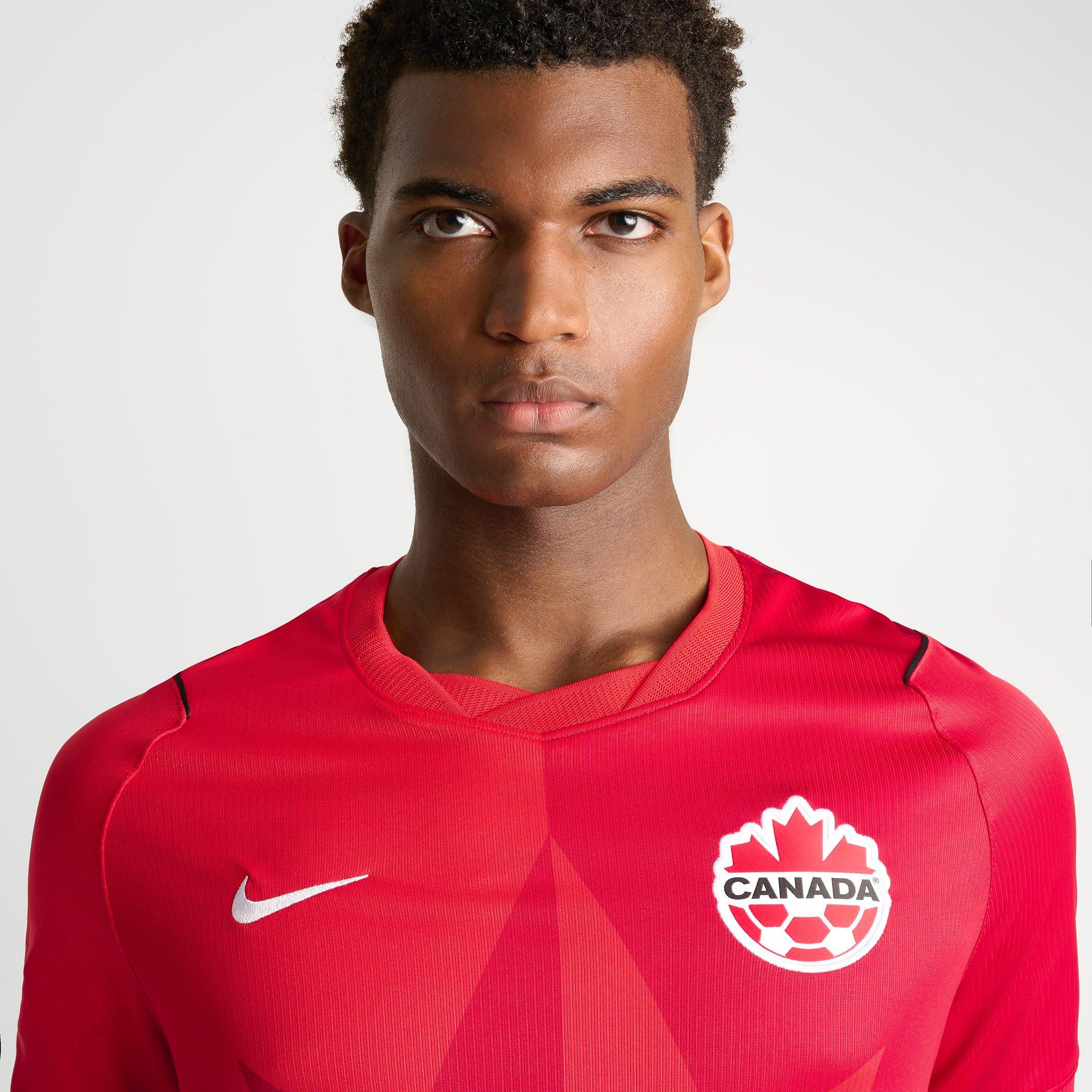 Men's Nike Canada 2026 Stadium Home Dri-FIT Replica Soccer Jersey