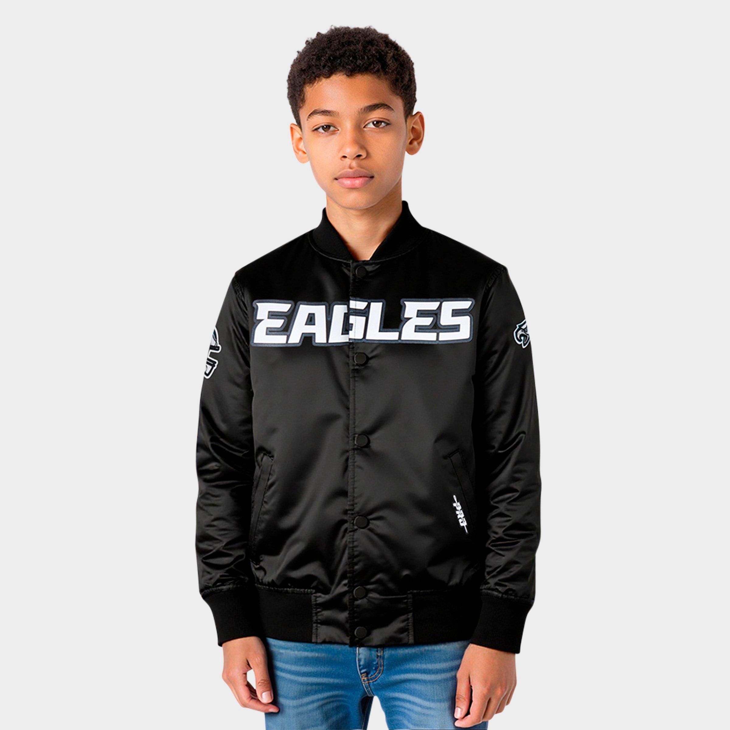 Big Kids' Pro Standard Philadelphia Eagles NFL Classic Satin Jacket