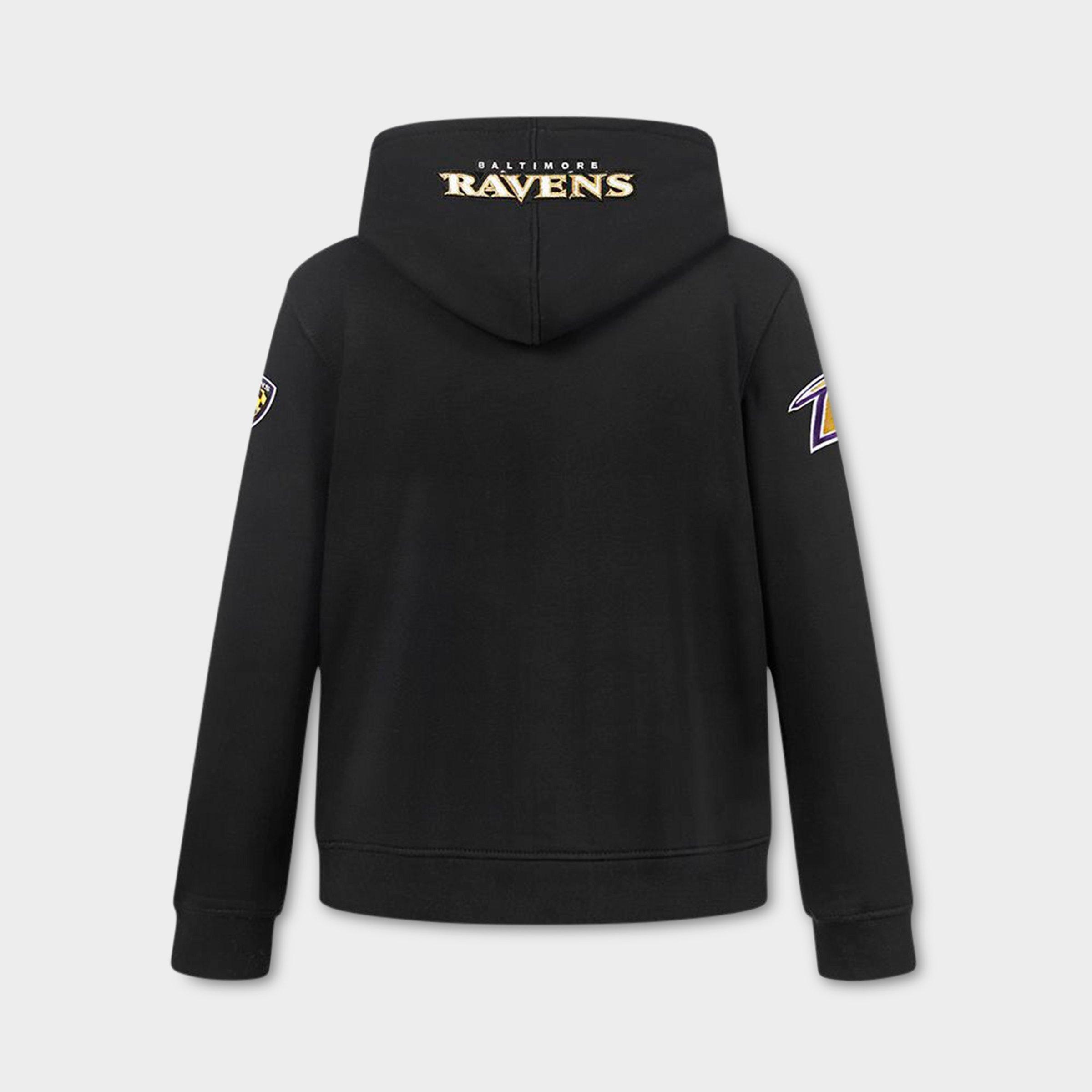 Big Kids' Pro Standard Baltimore Ravens NFL Classic Fleece Pullover Hoodie