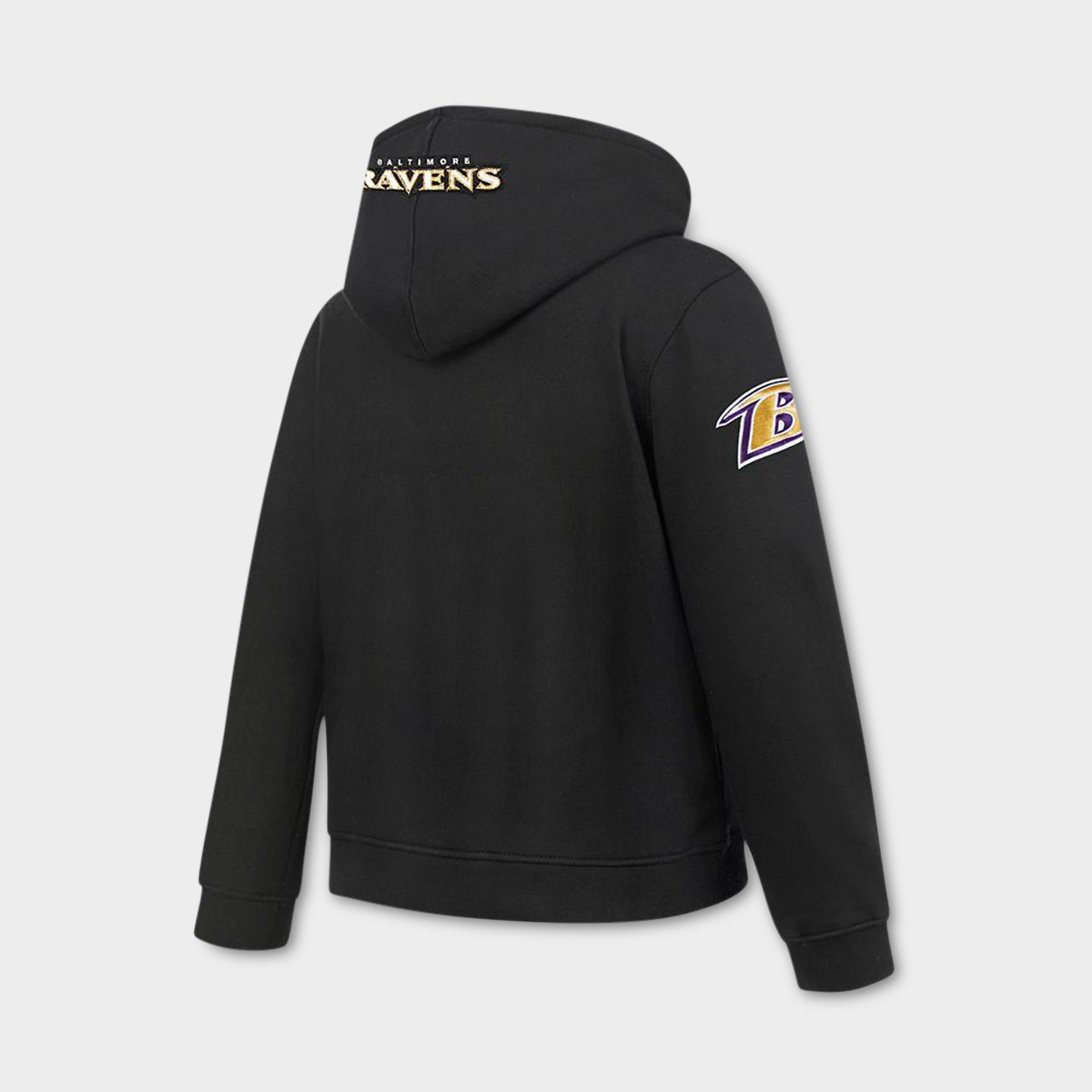 Big Kids' Pro Standard Baltimore Ravens NFL Classic Fleece Pullover Hoodie