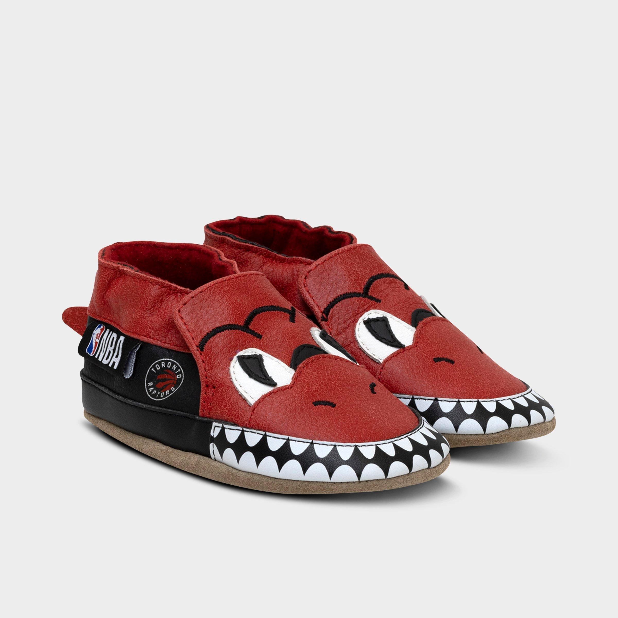 Infant Robeez Toronto Raptors Mascot NBA Soft Sole Casual Shoes
