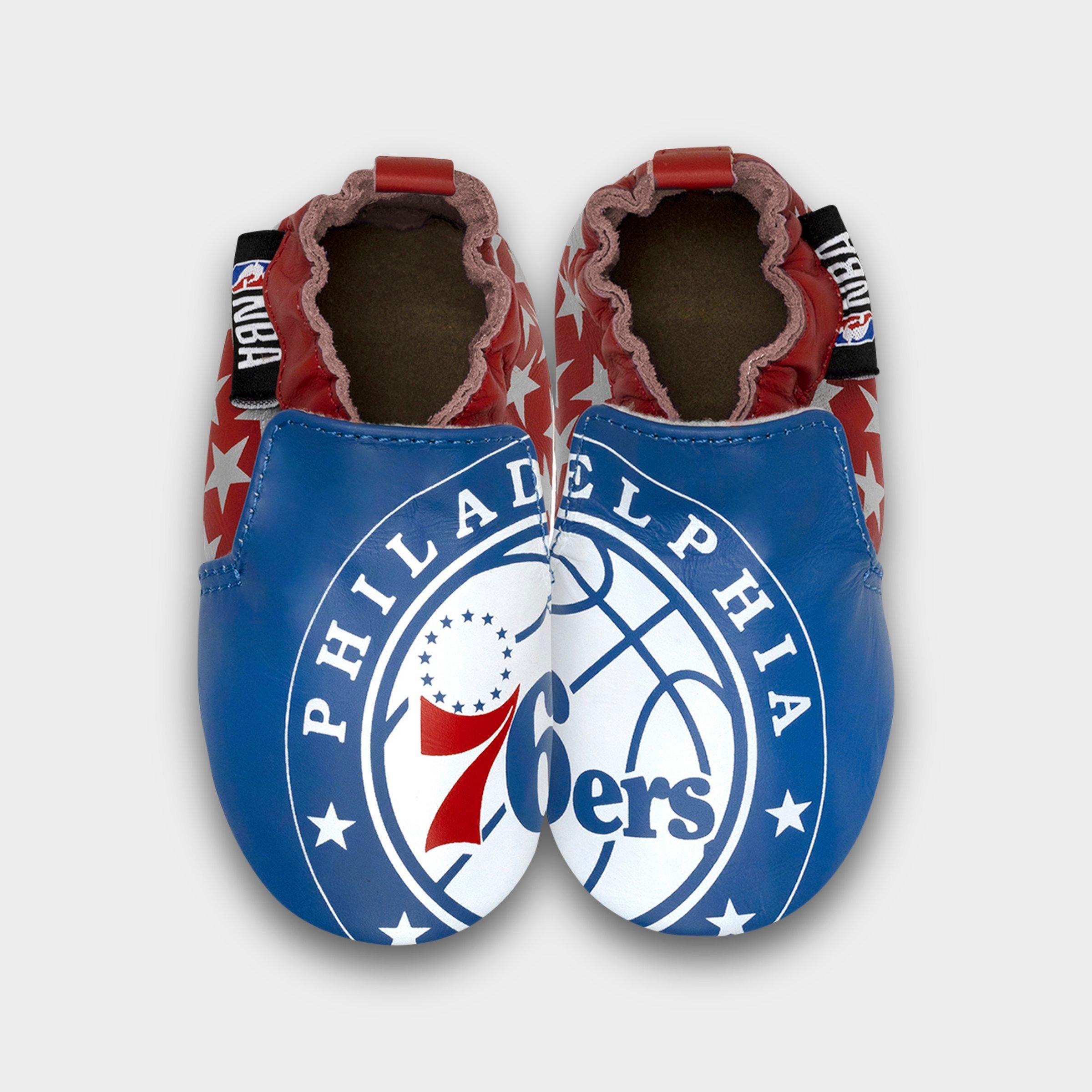 Infant Robeez Philadelphia 76ers NBA Soft Sole Casual Shoes
