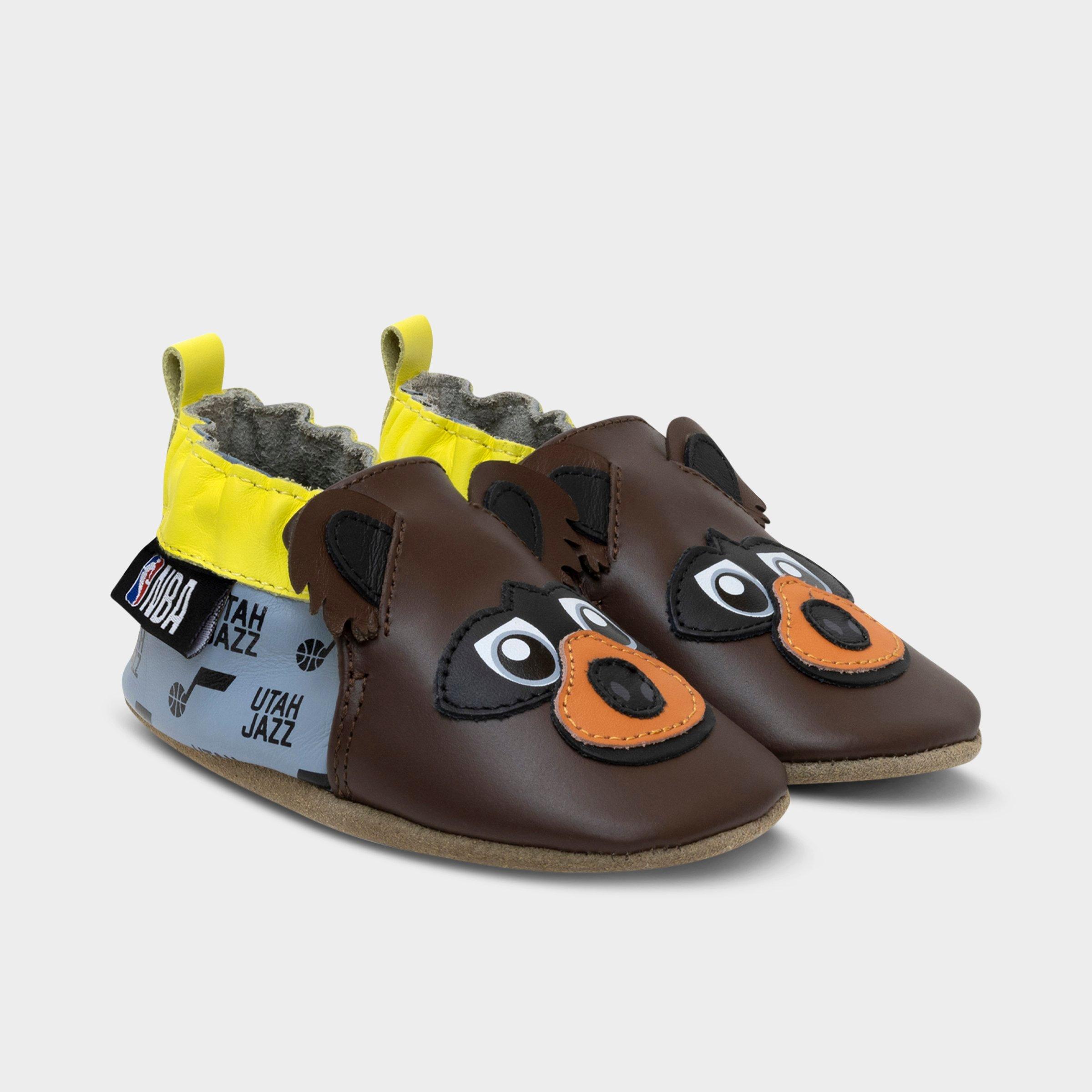 Infant Robeez Utah Jazz Mascot NBA Soft Sole Casual Shoes