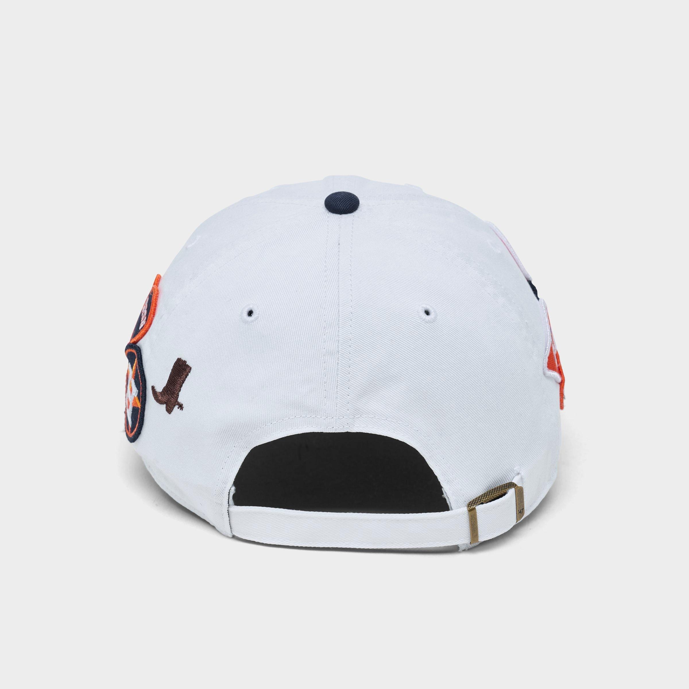 '47 Houston Astros MLB Badges Clean Up Strapback Hat