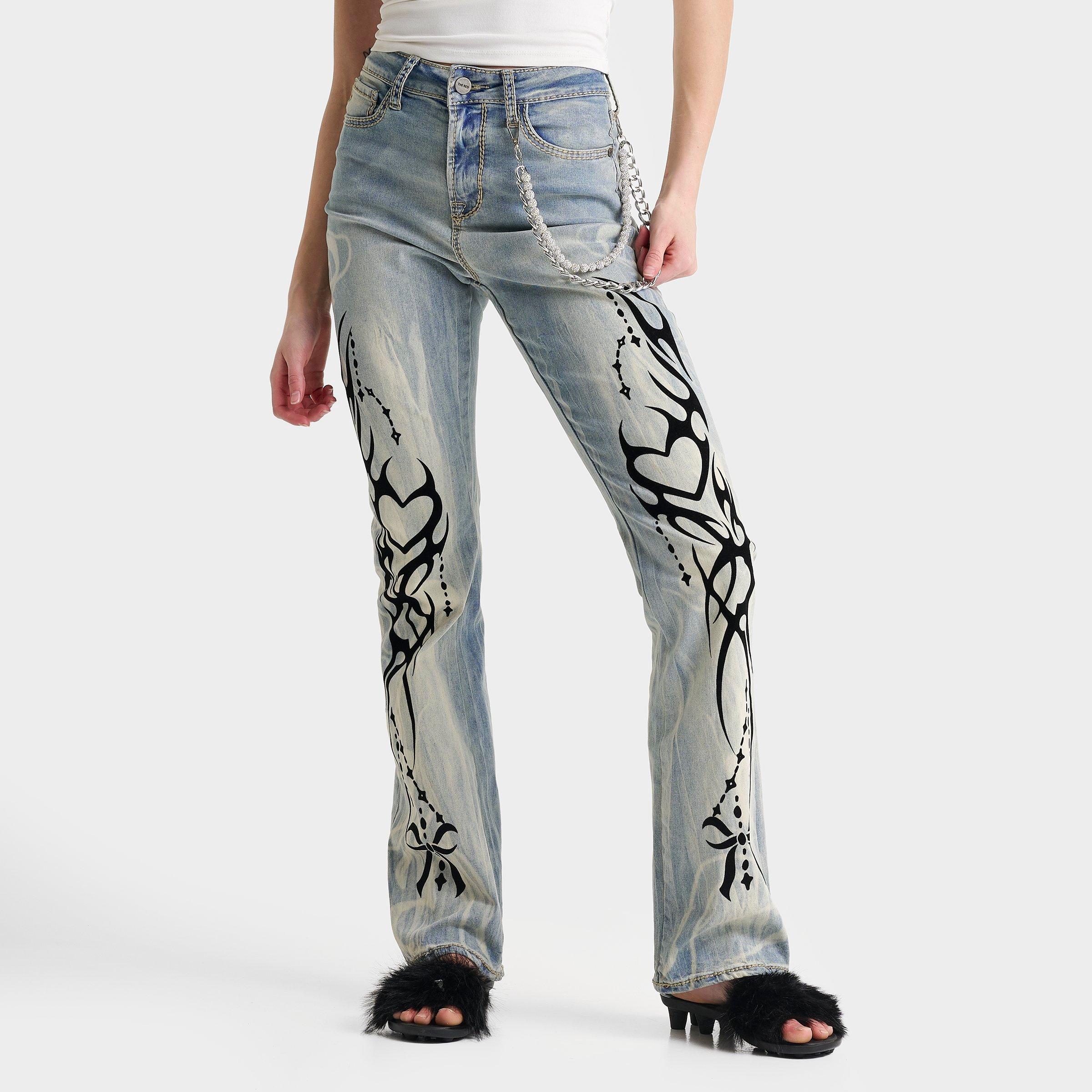 Women's Smoke Rise Ruby Heart High-Rise Bootcut Jeans