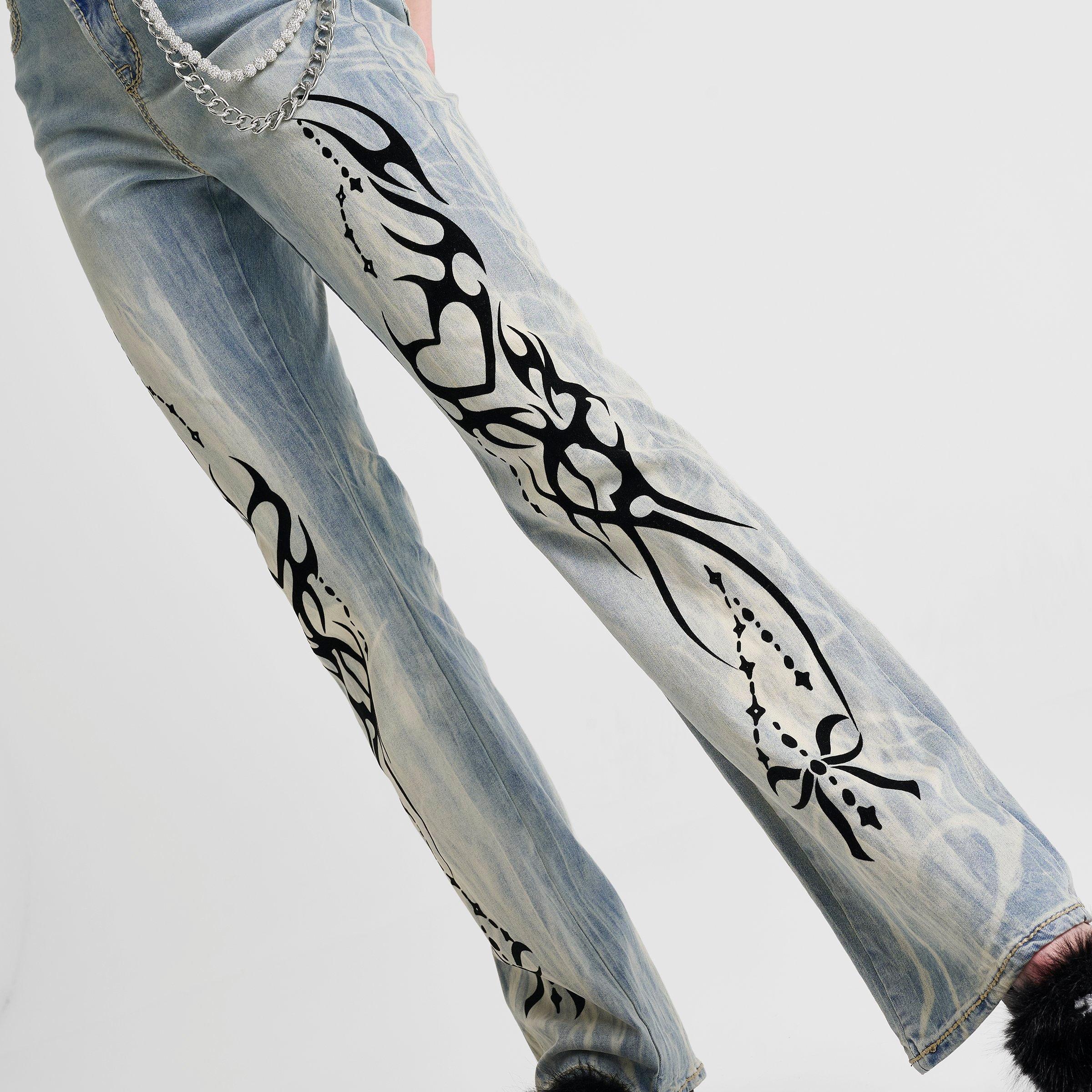 Women's Smoke Rise Ruby Heart High-Rise Bootcut Jeans