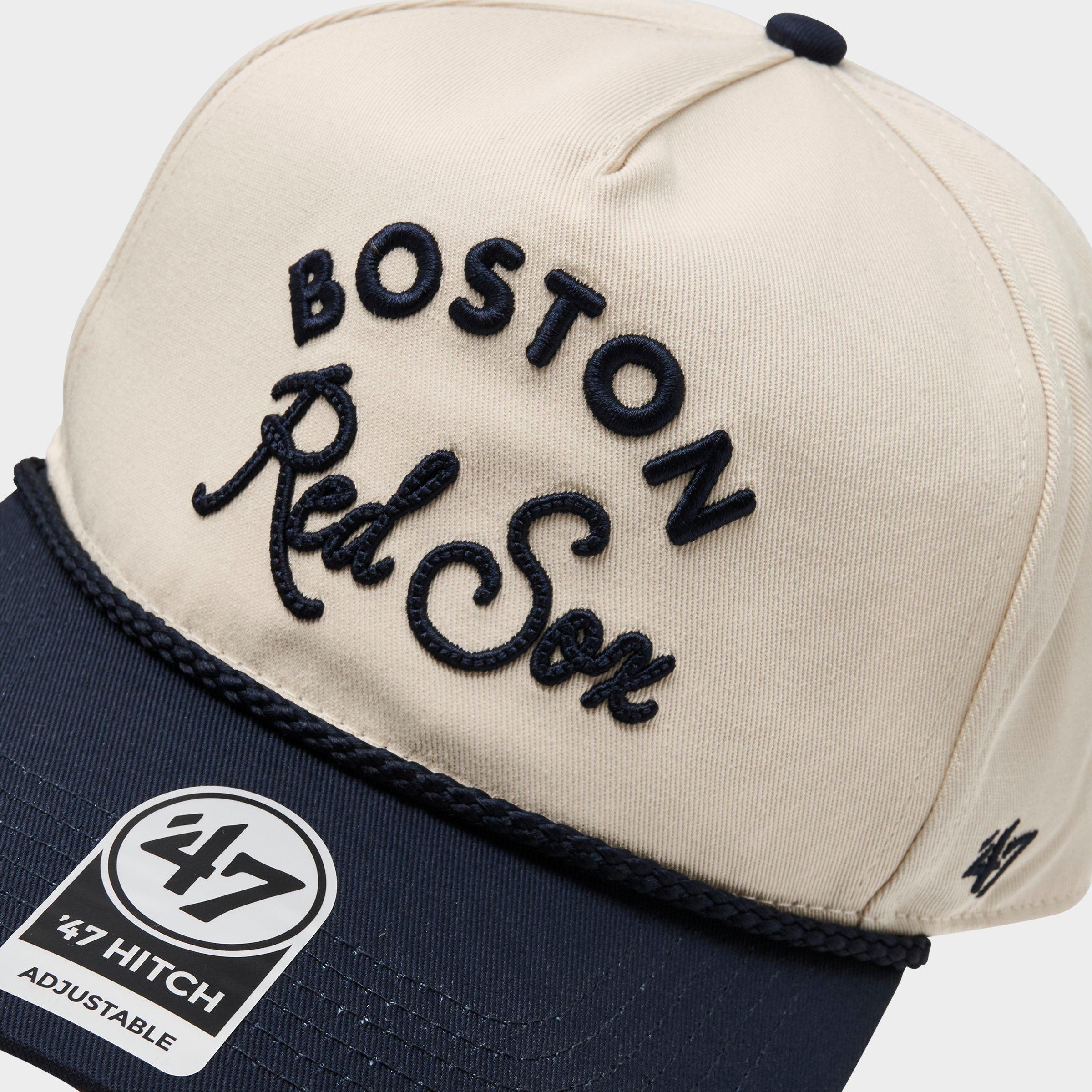 '47 Boston Red Sox MLB Rope Script Hitch Snapback Hat