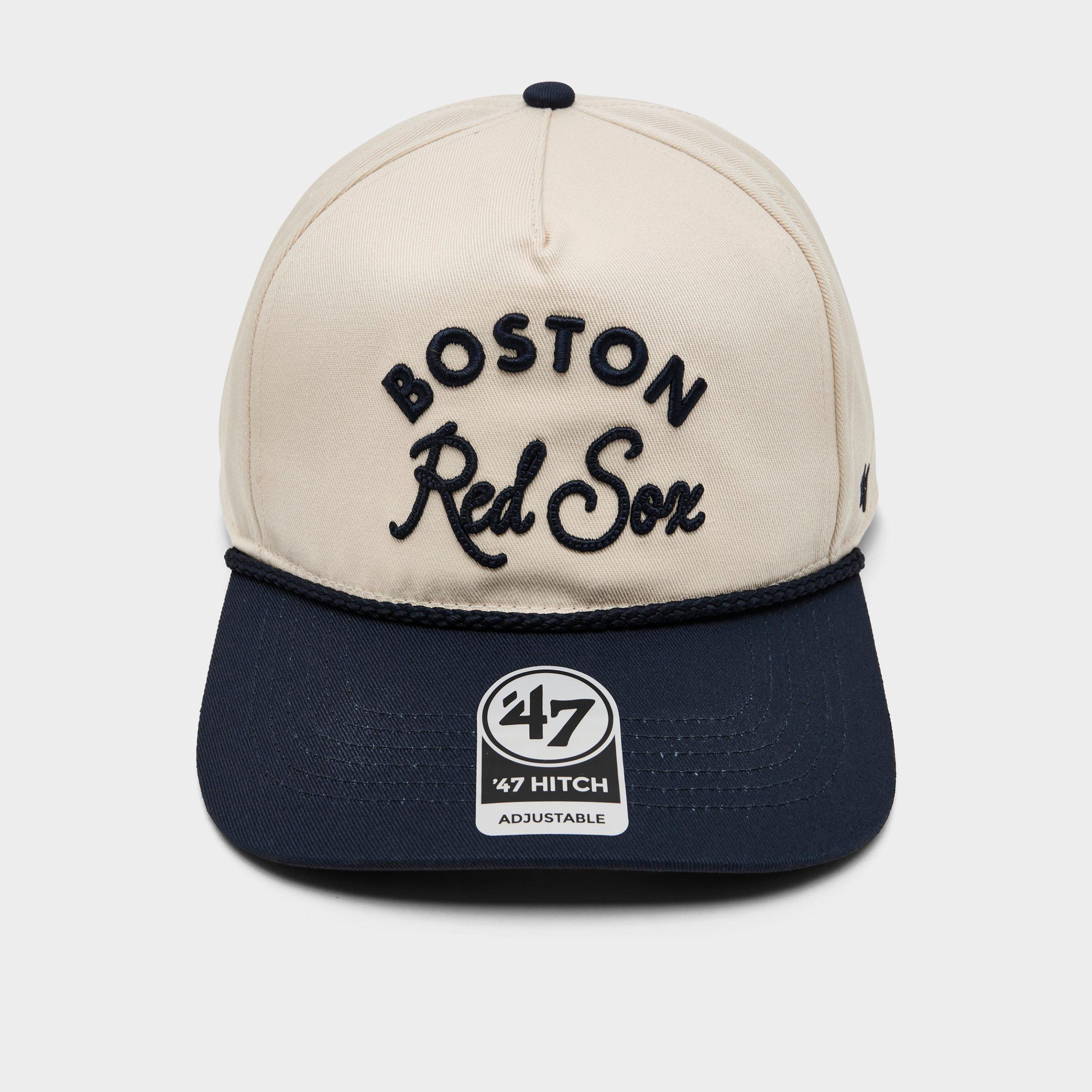 '47 Boston Red Sox MLB Rope Script Hitch Snapback Hat