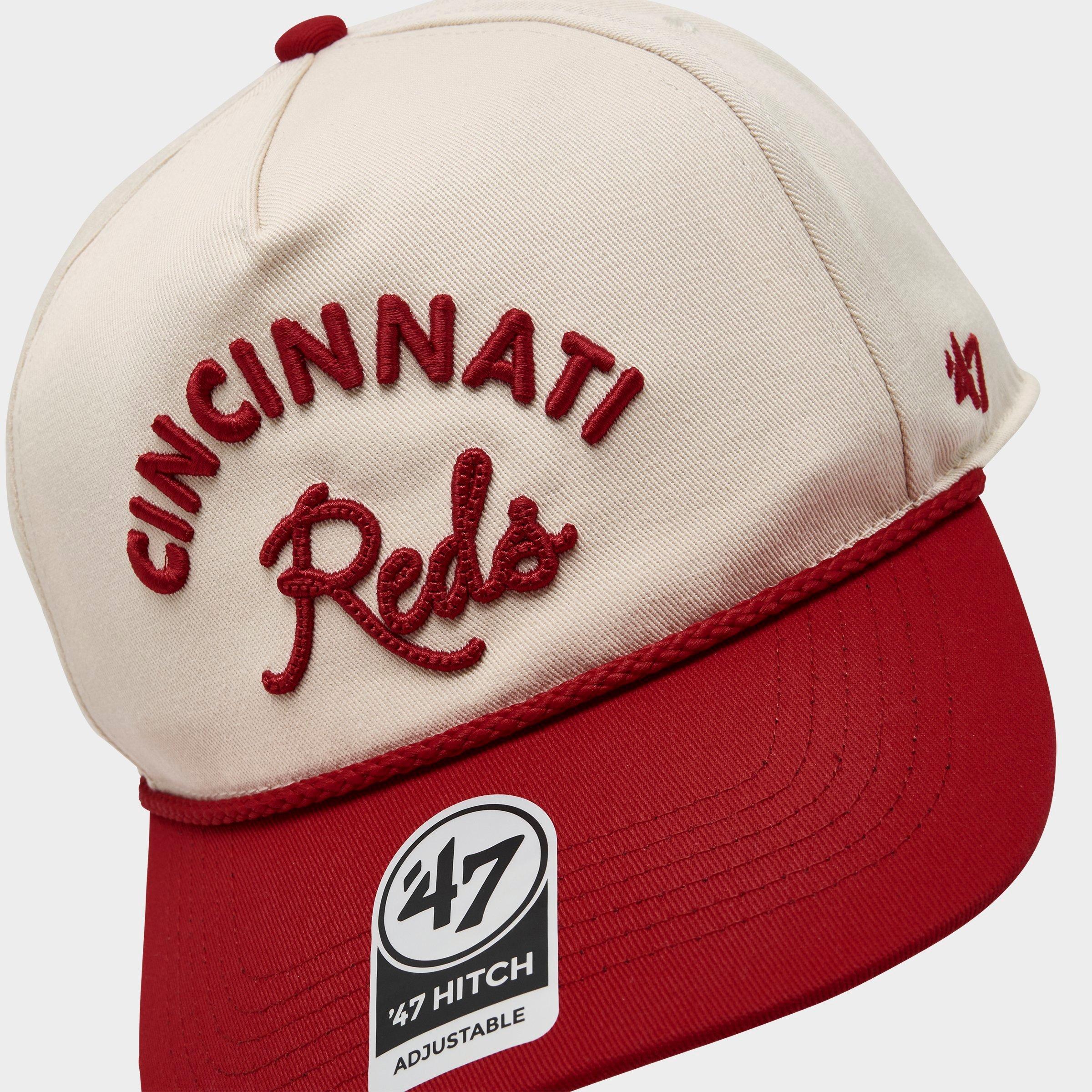 '47 Cincinnati Reds MLB Rope Script Hitch Snapback Hat