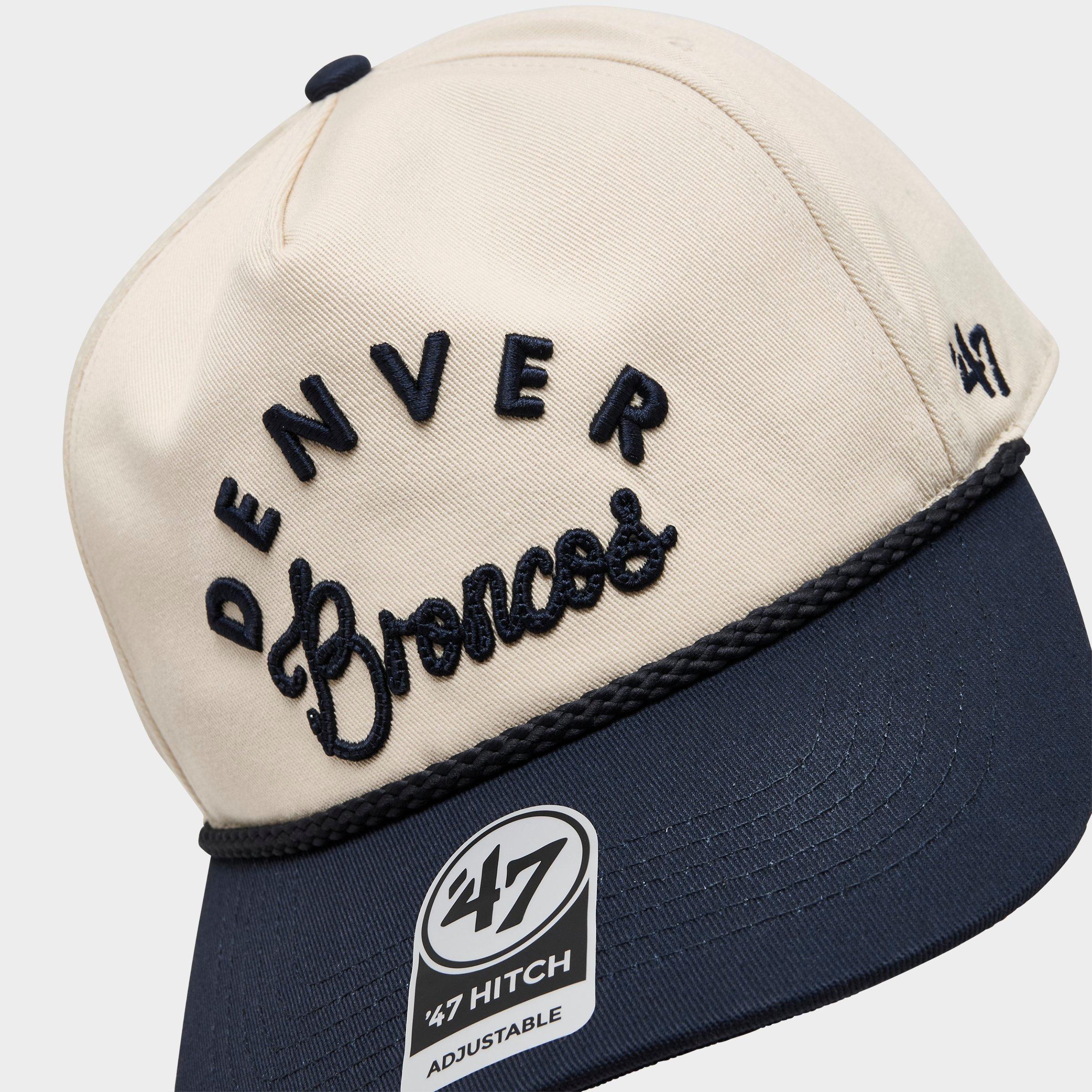 '47 Denver Broncos NFL Rope Script Hitch Snapback Hat