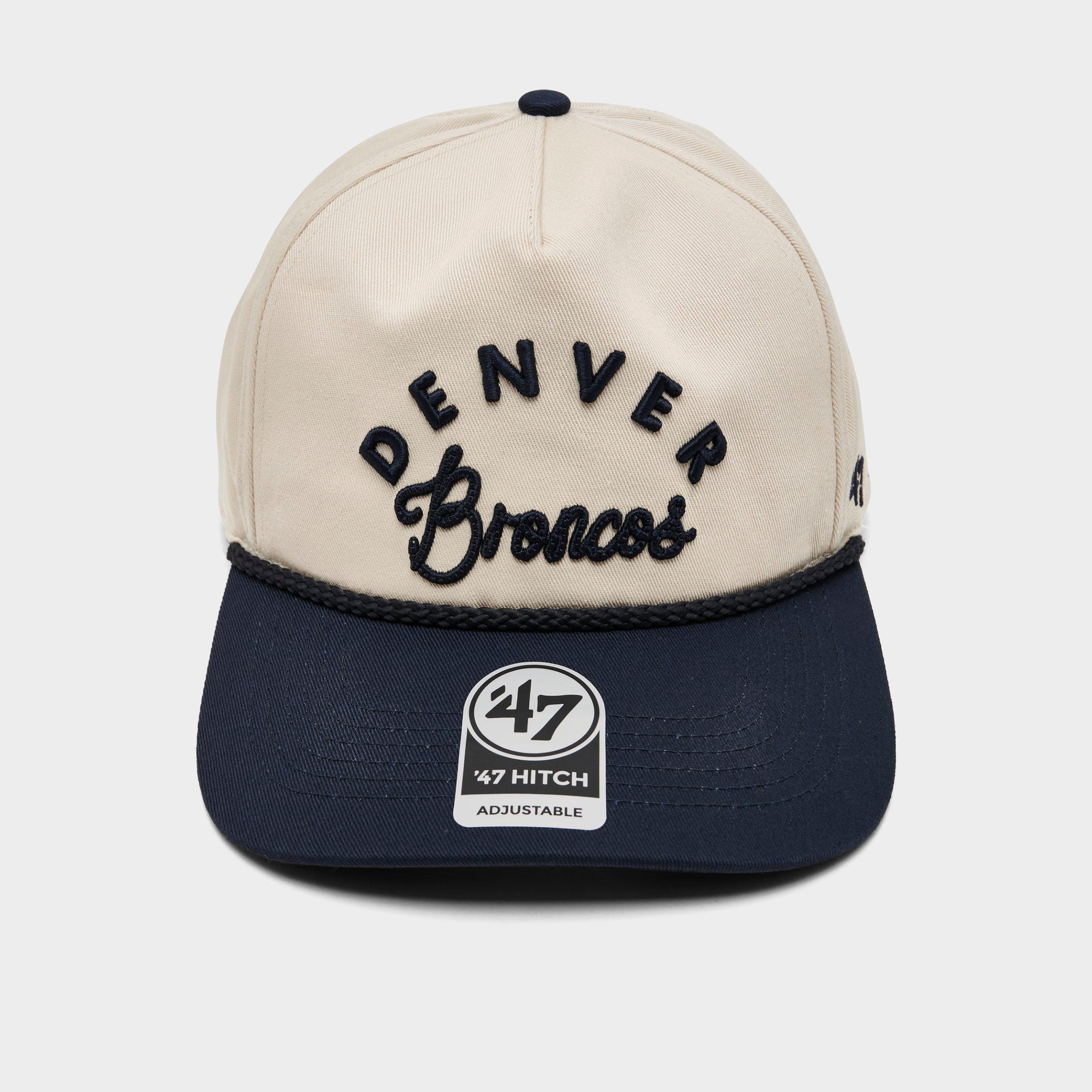 '47 Denver Broncos NFL Rope Script Hitch Snapback Hat