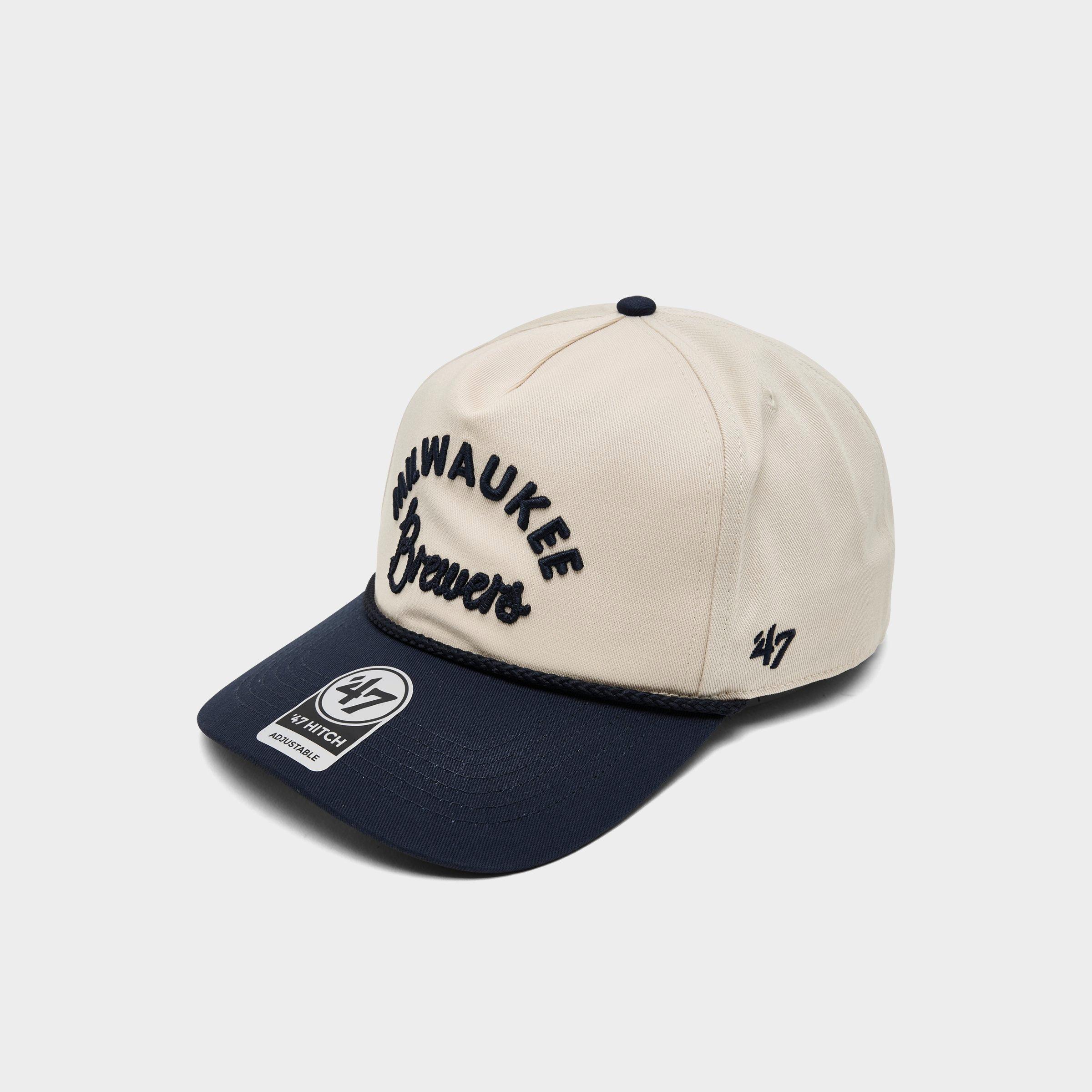 '47 Milwaukee Brewers MLB Rope Script Hitch Snapback Hat
