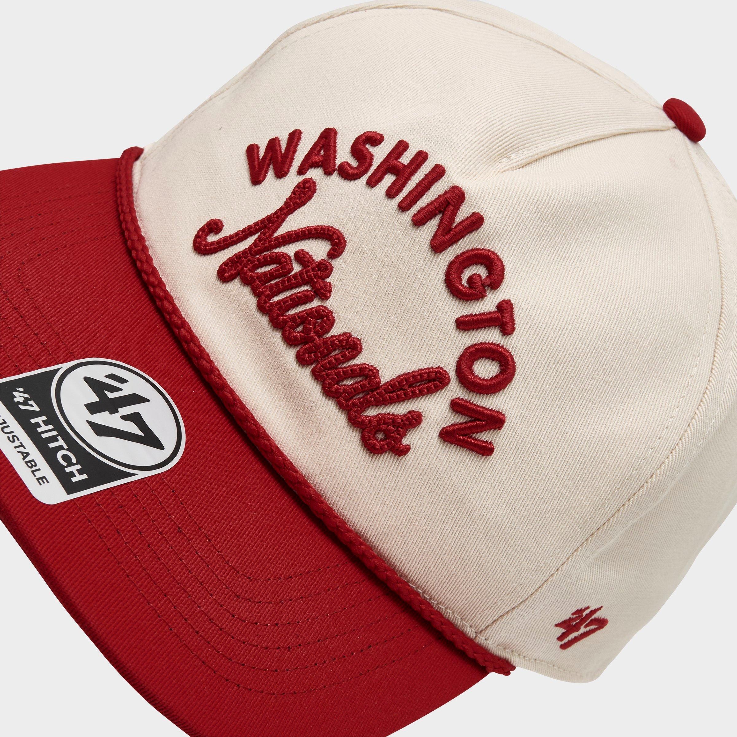 '47 Washington Nationals MLB Rope Script Hitch Snapback Hat