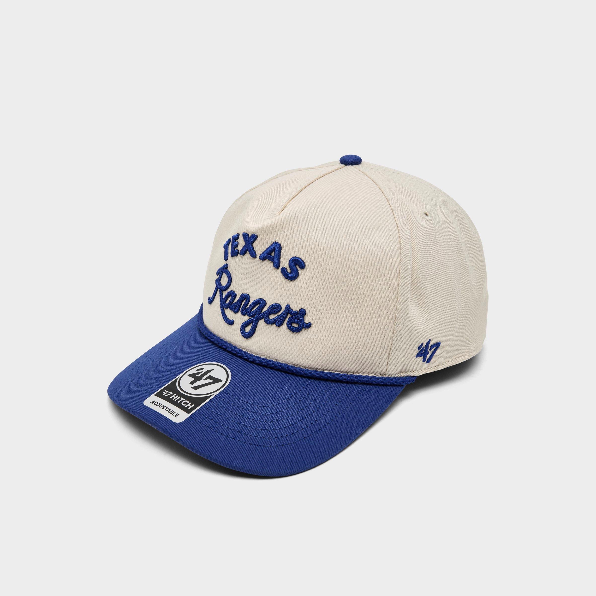 '47 Texas Rangers MLB Rope Script Hitch Snapback Hat