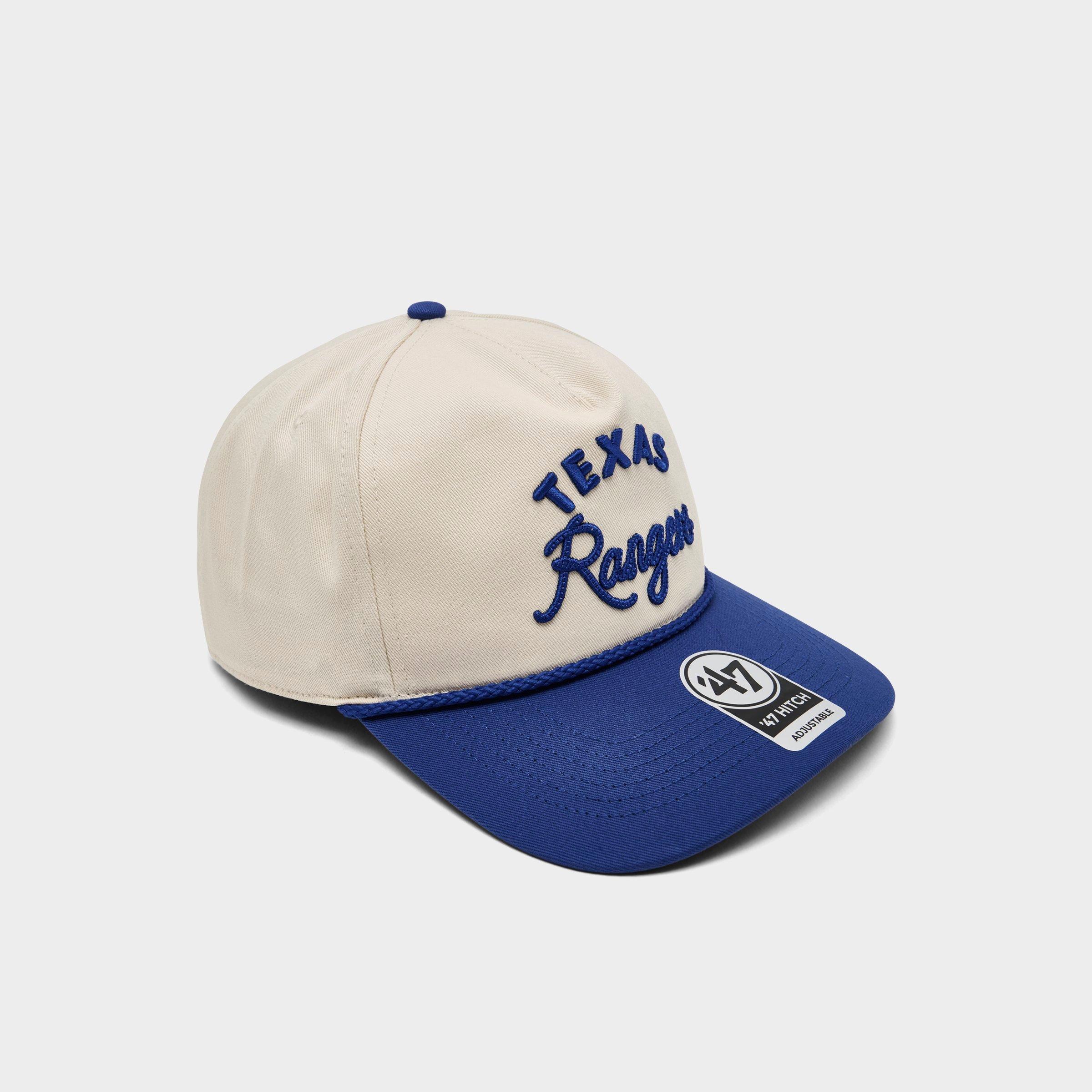 '47 Texas Rangers MLB Rope Script Hitch Snapback Hat