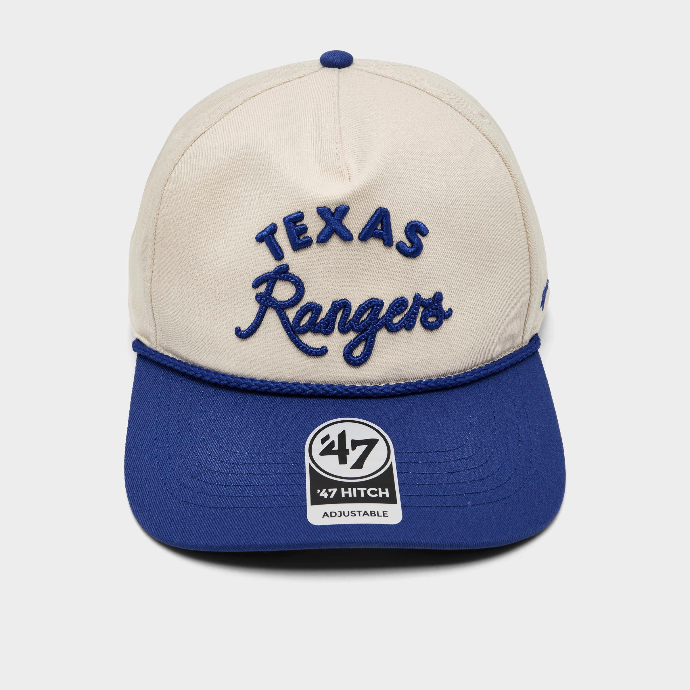 '47 Texas Rangers MLB Rope Script Hitch Snapback Hat