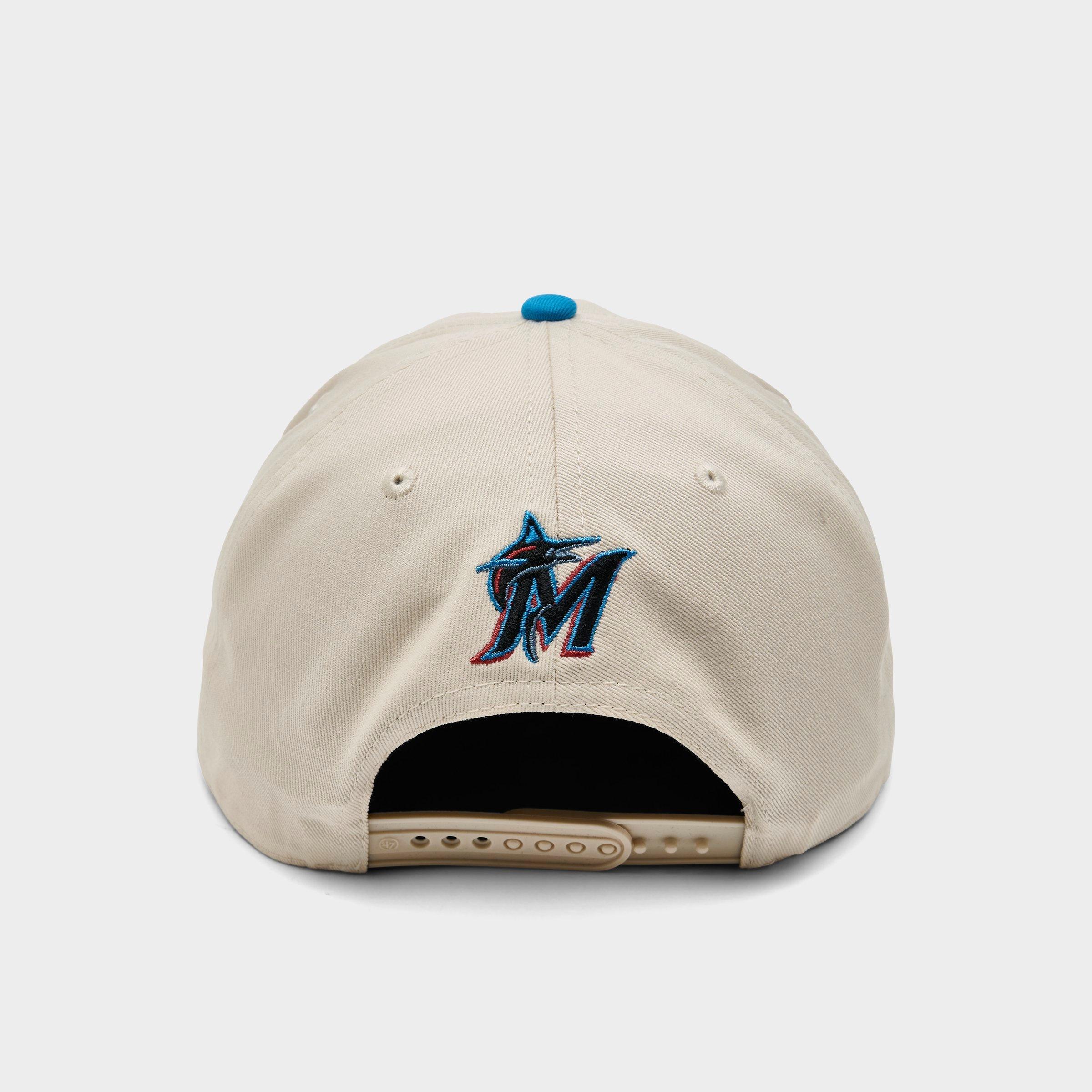'47 Miami Marlins MLB Rope Script Hitch Snapback Hat