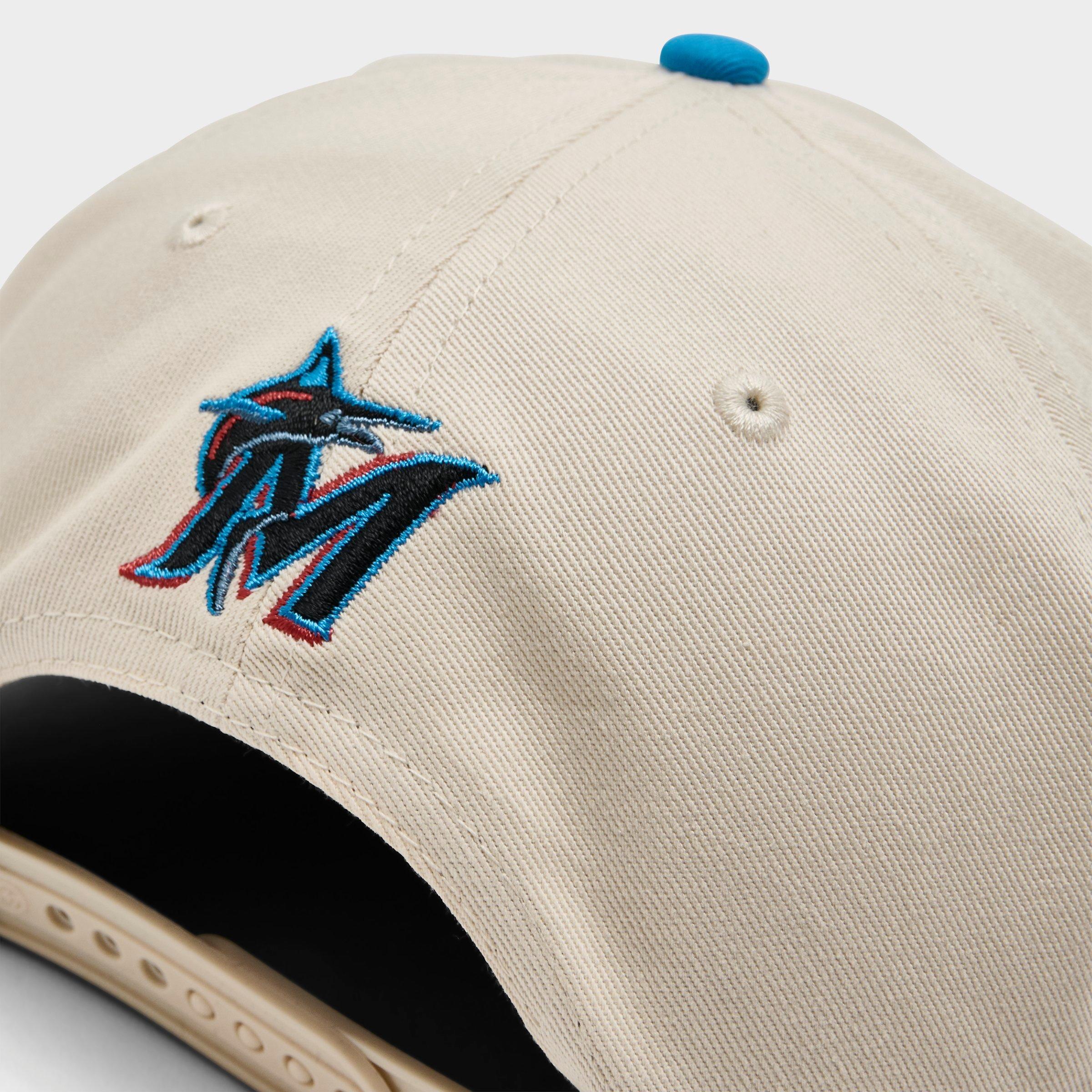 '47 Miami Marlins MLB Rope Script Hitch Snapback Hat