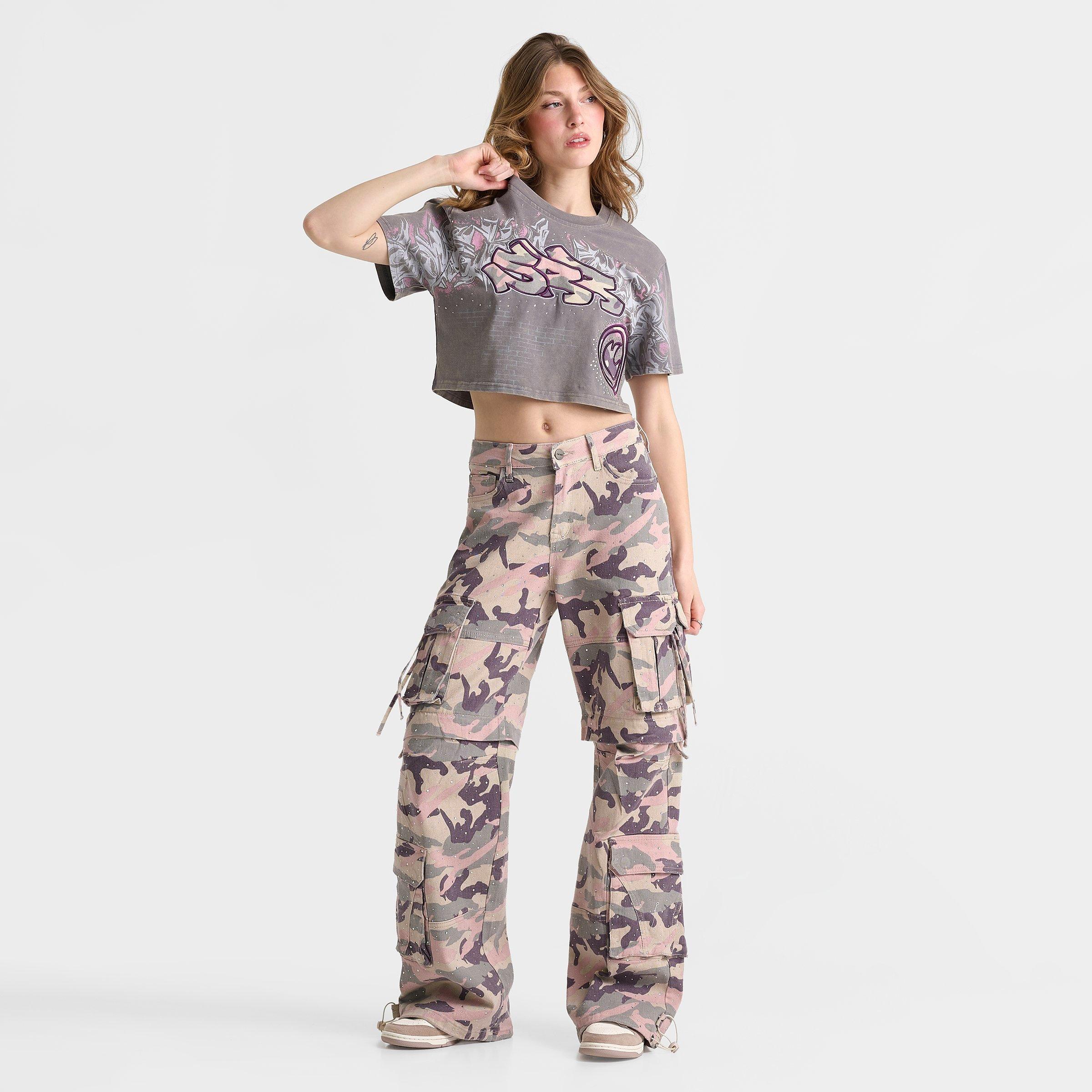 Women's Smoke Rise Ayla Graffiti Cropped T-Shirt